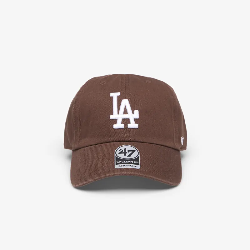 Czapka '47 Brand MLB Clean Up Wno Loop Label Los Angeles Dodgers Cap Brown