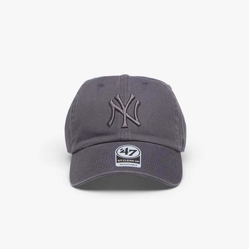 Kšiltovka '47 Brand MLB Clean Up Tonal New York Yankees Cap Dark Grey