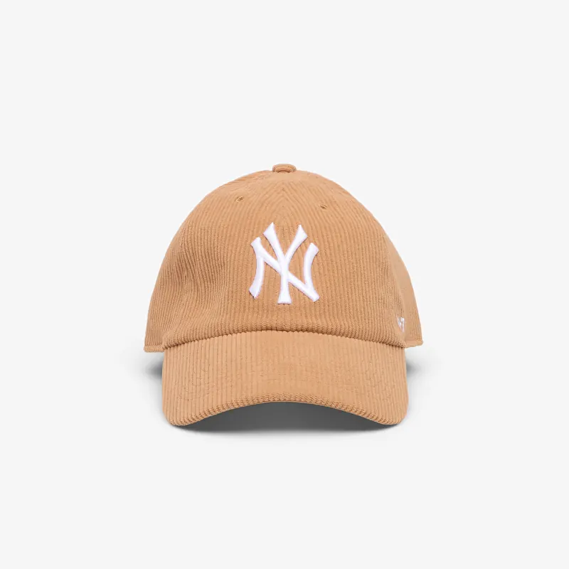 Čiapka '47 Brand MLB Clean Up Thick Cord New York Yankees Cap Camel