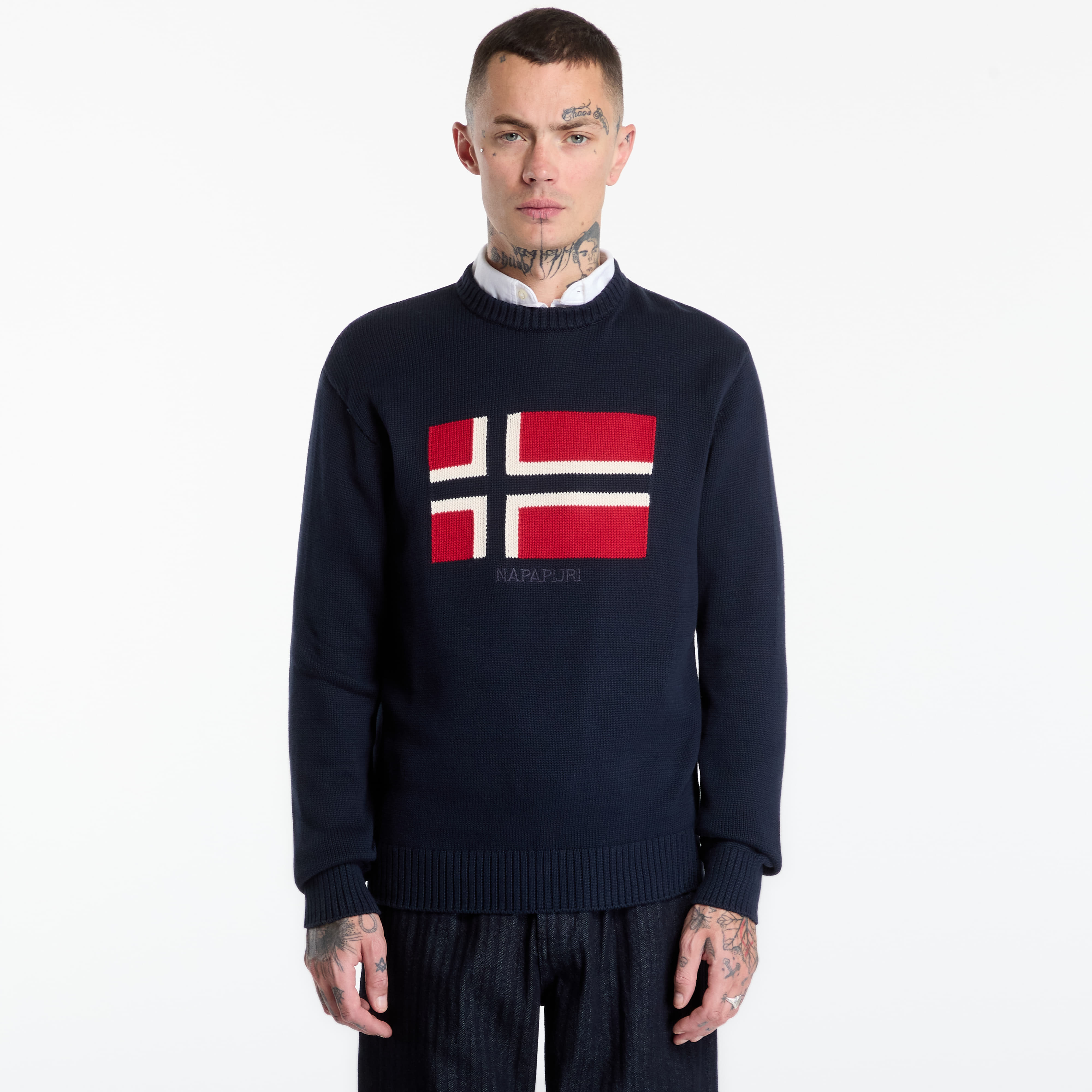Пуловер Napapijri Pullover Mura Blu Marine S