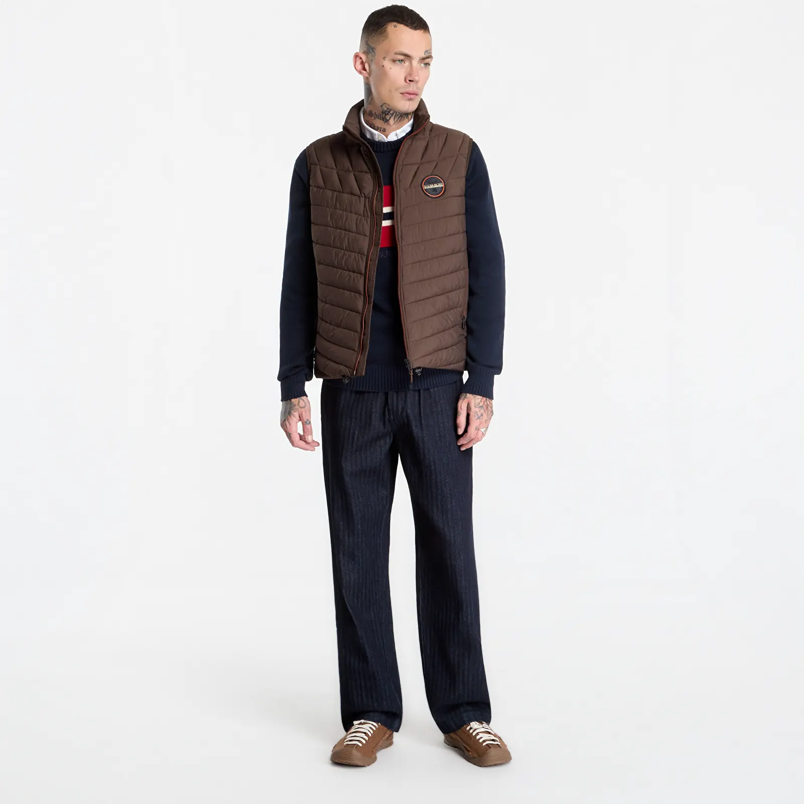 Moški puloverji Napapijri Pullover Mura Blu Marine