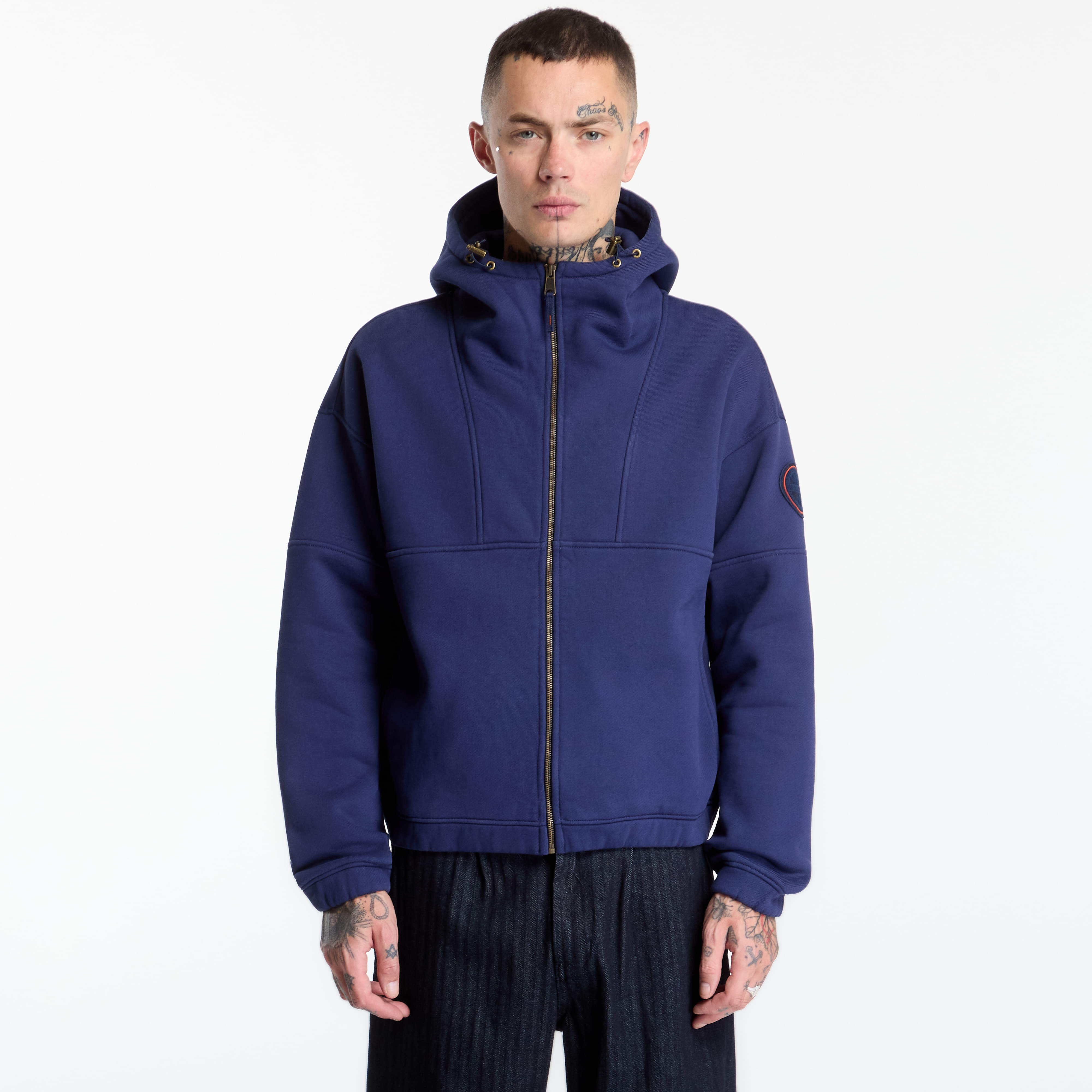 Суитшърт Napapijri Bloom Full-Zip Hoodie Blue Academy XL