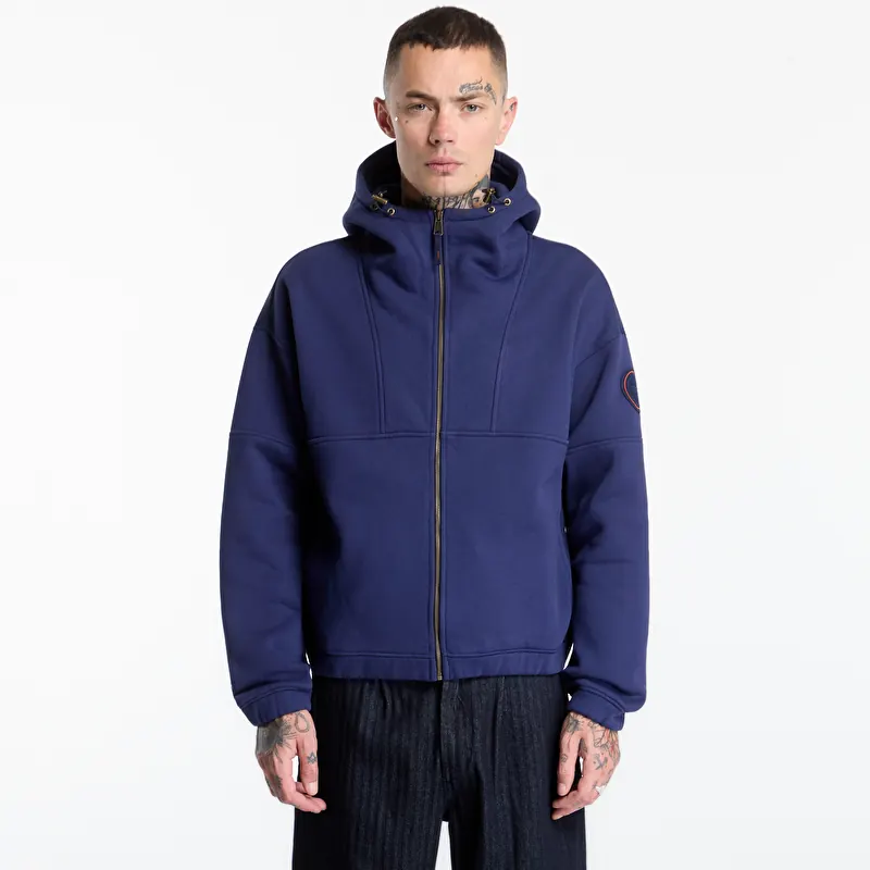 Mikina Napapijri Bloom Full-Zip Hoodie Blue Academy