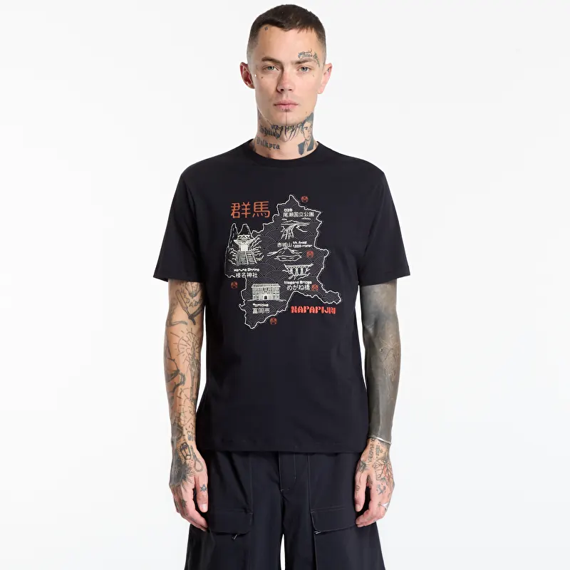 Tričko Napapijri Sunda Short-Sleeve T-Shirt Black Beauty
