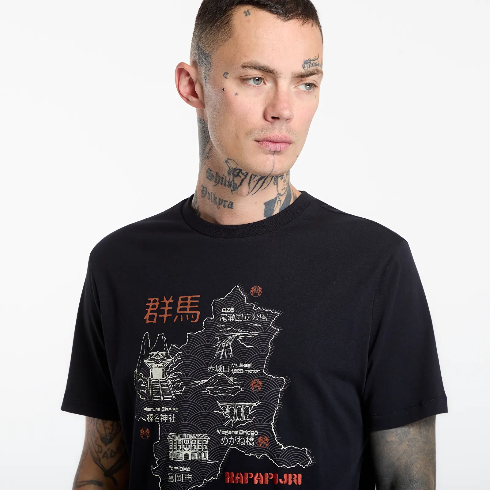 Moške majice  Napapijri Sunda Short-Sleeve T-Shirt Black Beauty