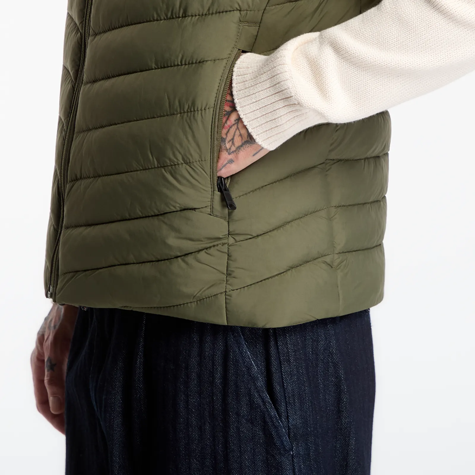 Pánske vesty Napapijri A-Lapaz Vest Olive Night