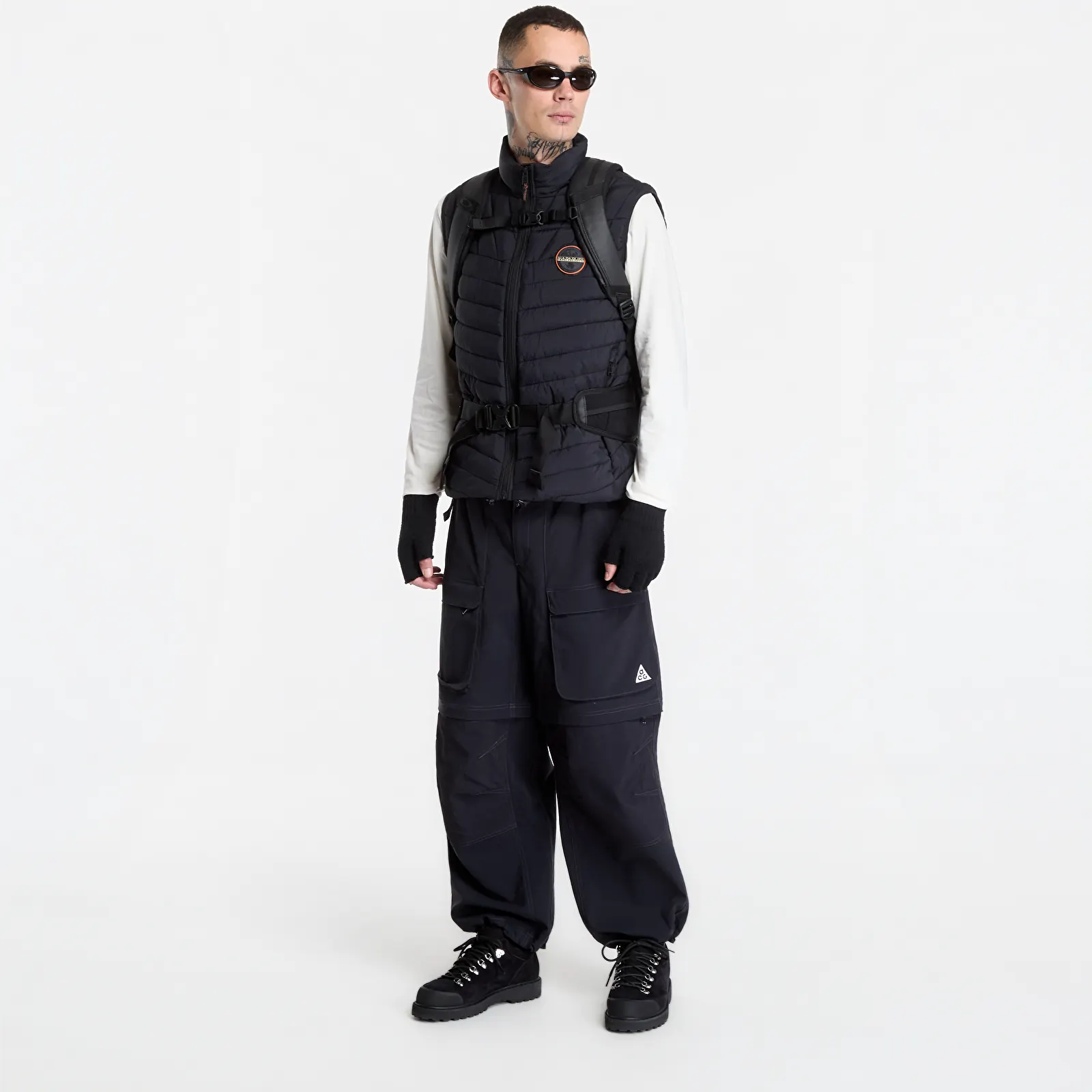 Gilets homme Napapijri A-Lapaz Vest Black Lapaz