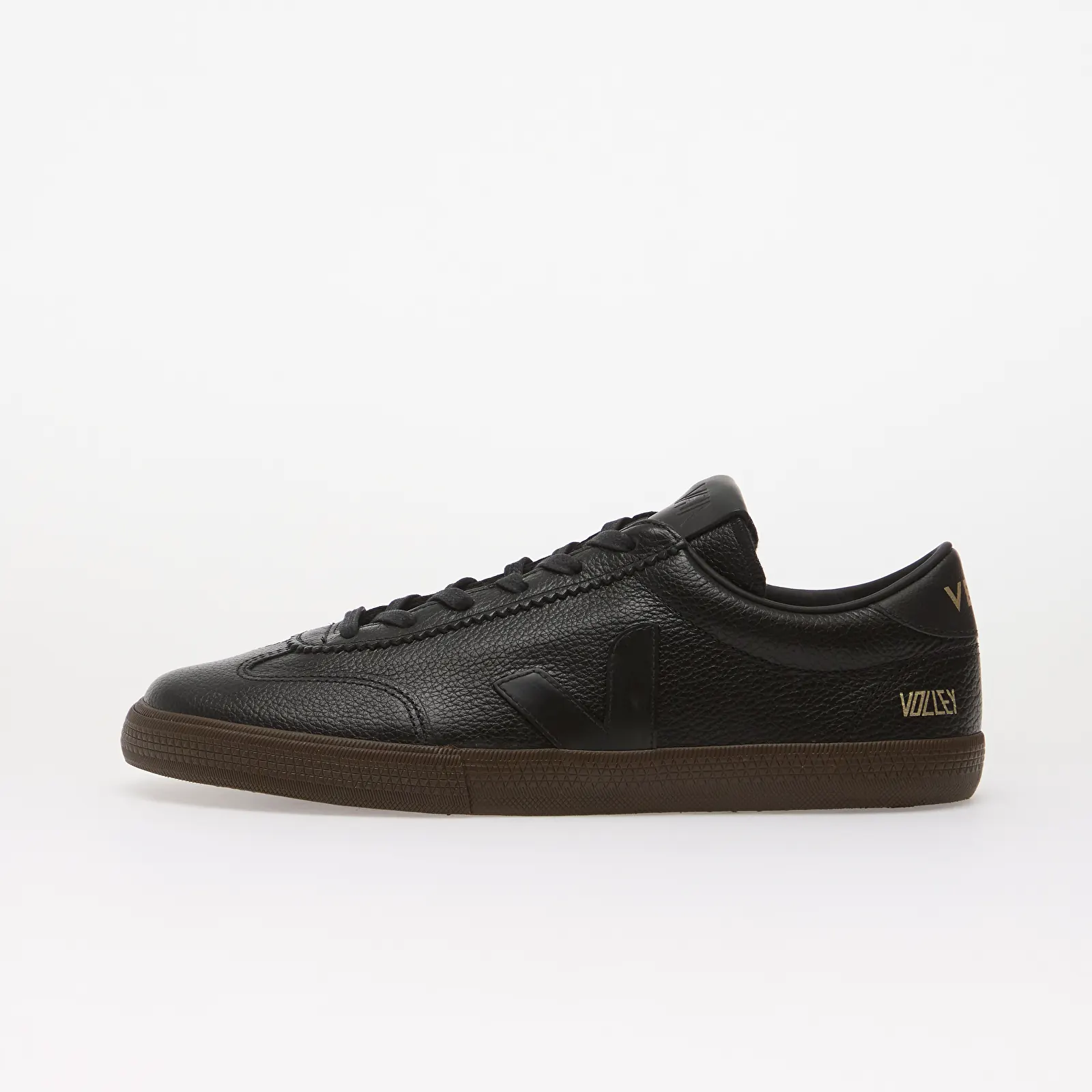 Miesten lenkkarit ja kengät Veja Volley Signature Grained Oiled Leath Black/ Eagle
