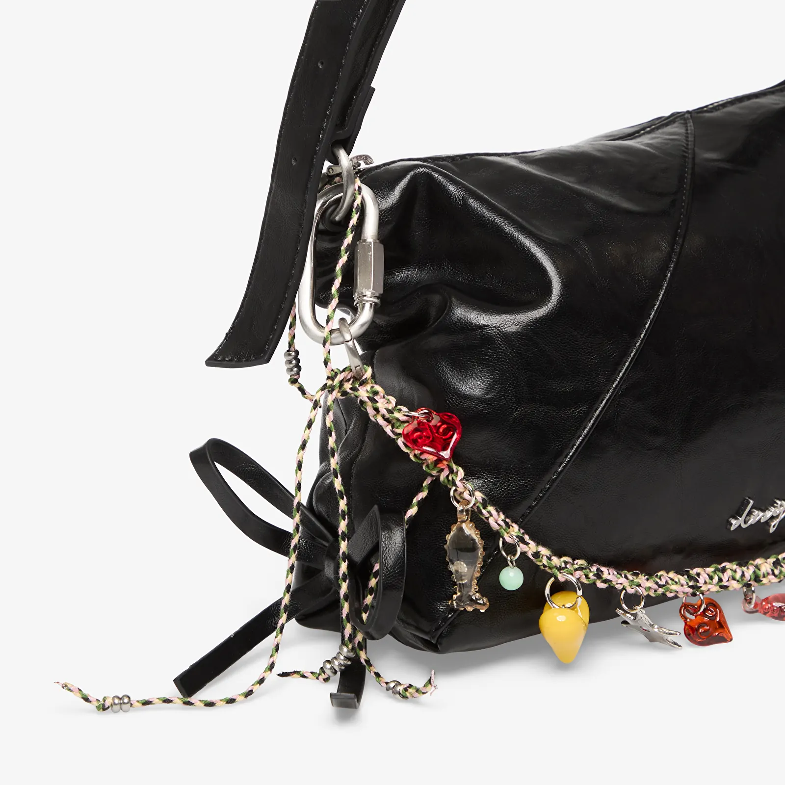 Handtassen Desigual Gravity Letur Bag Black