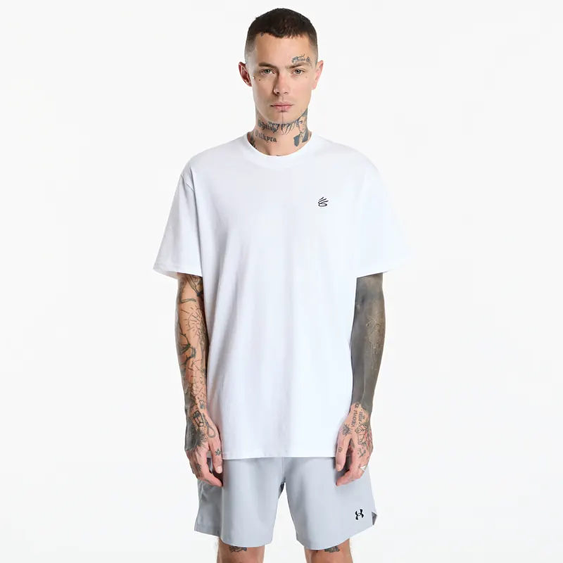 T-Shirt Under Armour Curry LC Logo Tee White