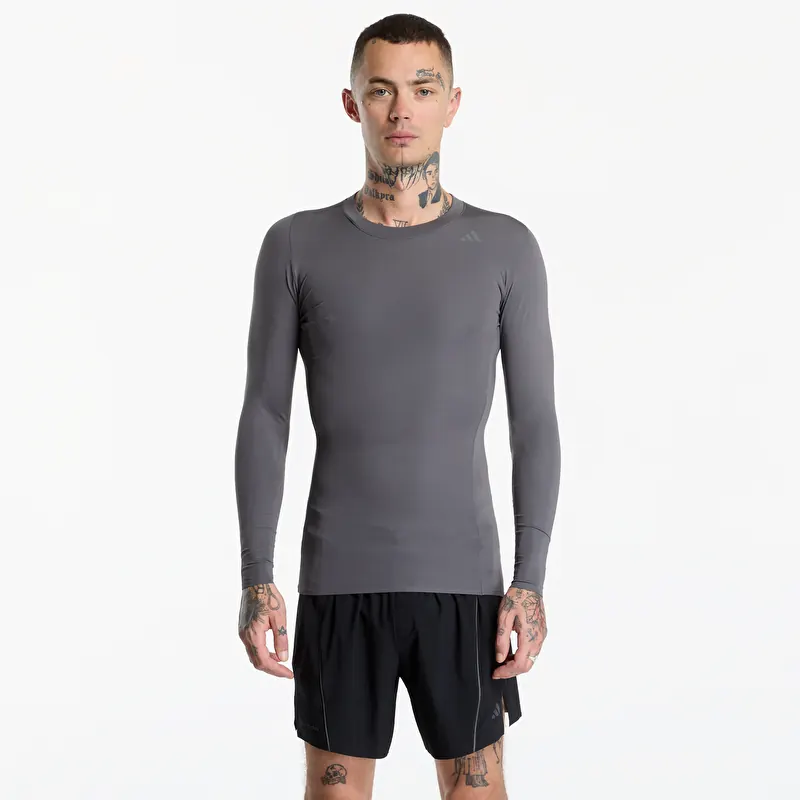 Tričko adidas x entire studios Techfit Training Long sleeve Granite