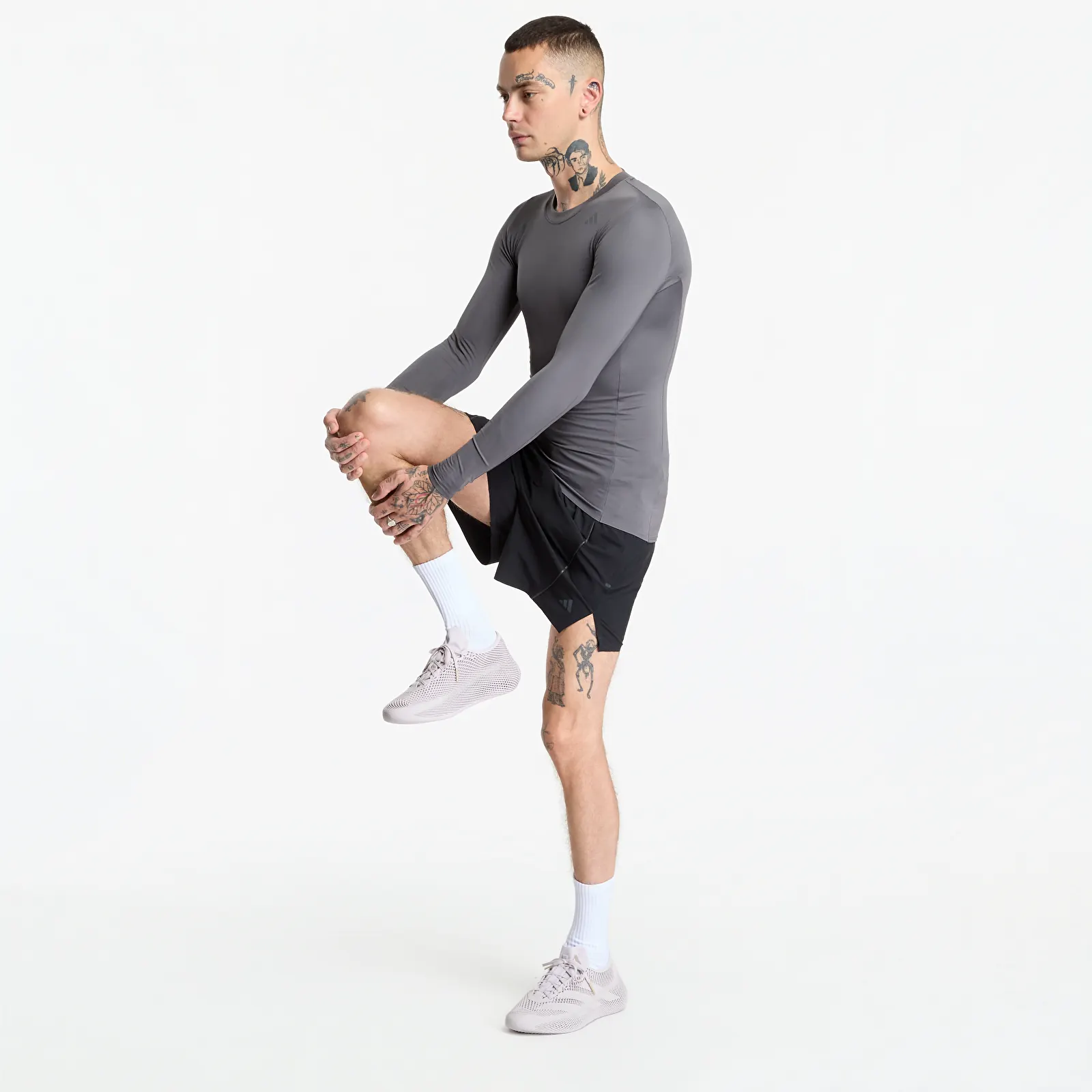 Moške majice  adidas x entire studios Techfit Training Long sleeve Granite