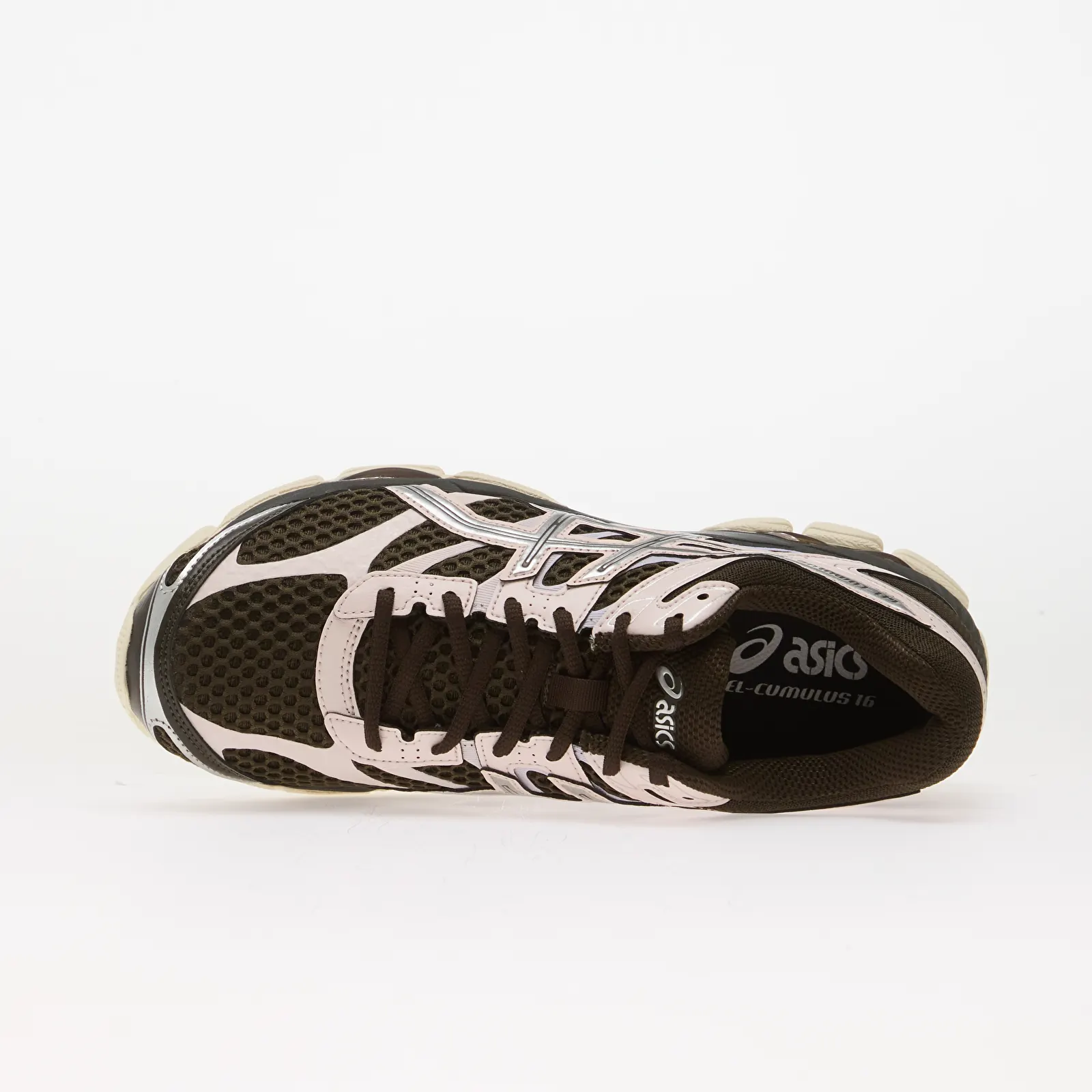 Miesten lenkkarit ja kengät Asics Gel-Cumulus 16 Black Coffee/ Pure Silver