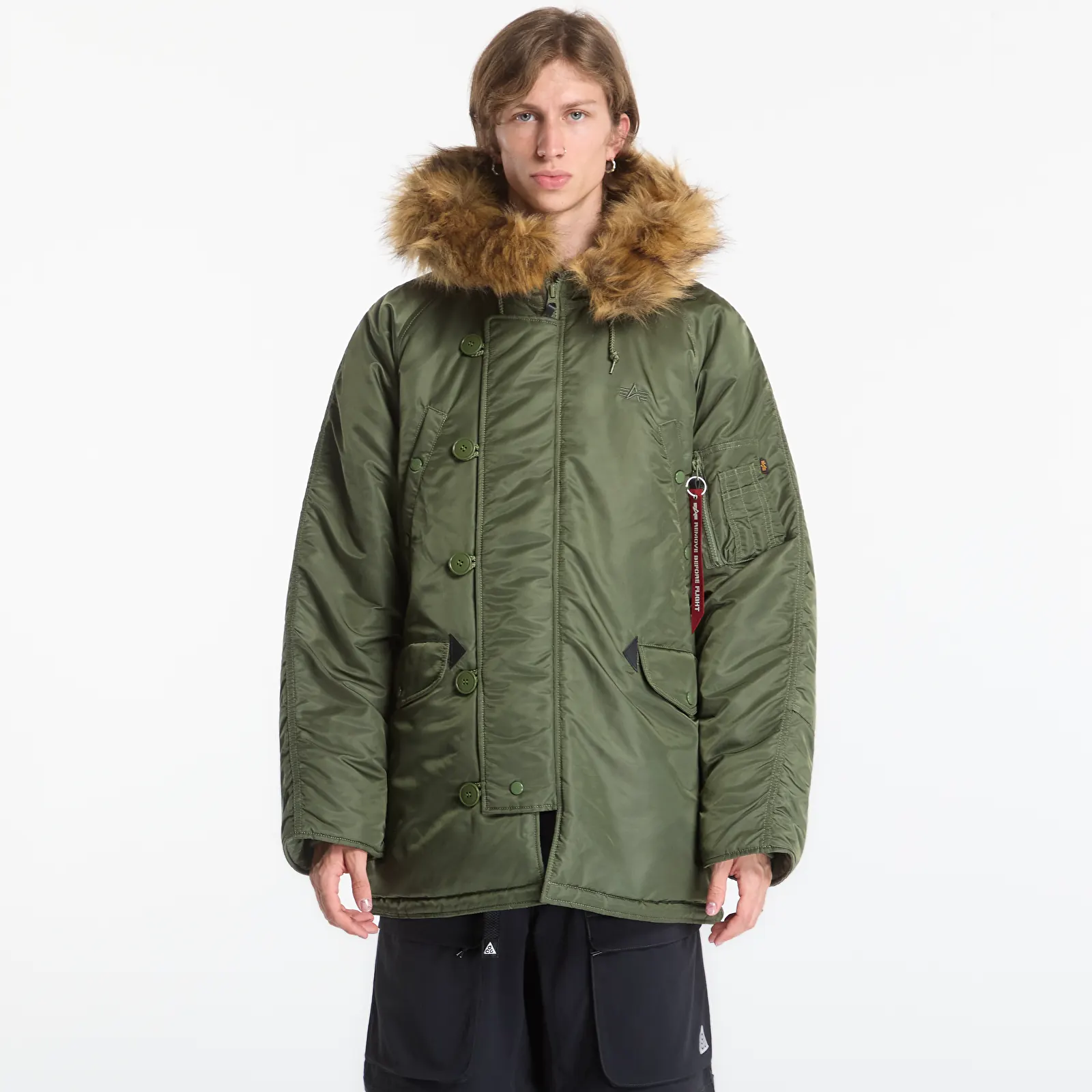 Men's jackets Alpha Industries N-3B Heritage Sage-Green