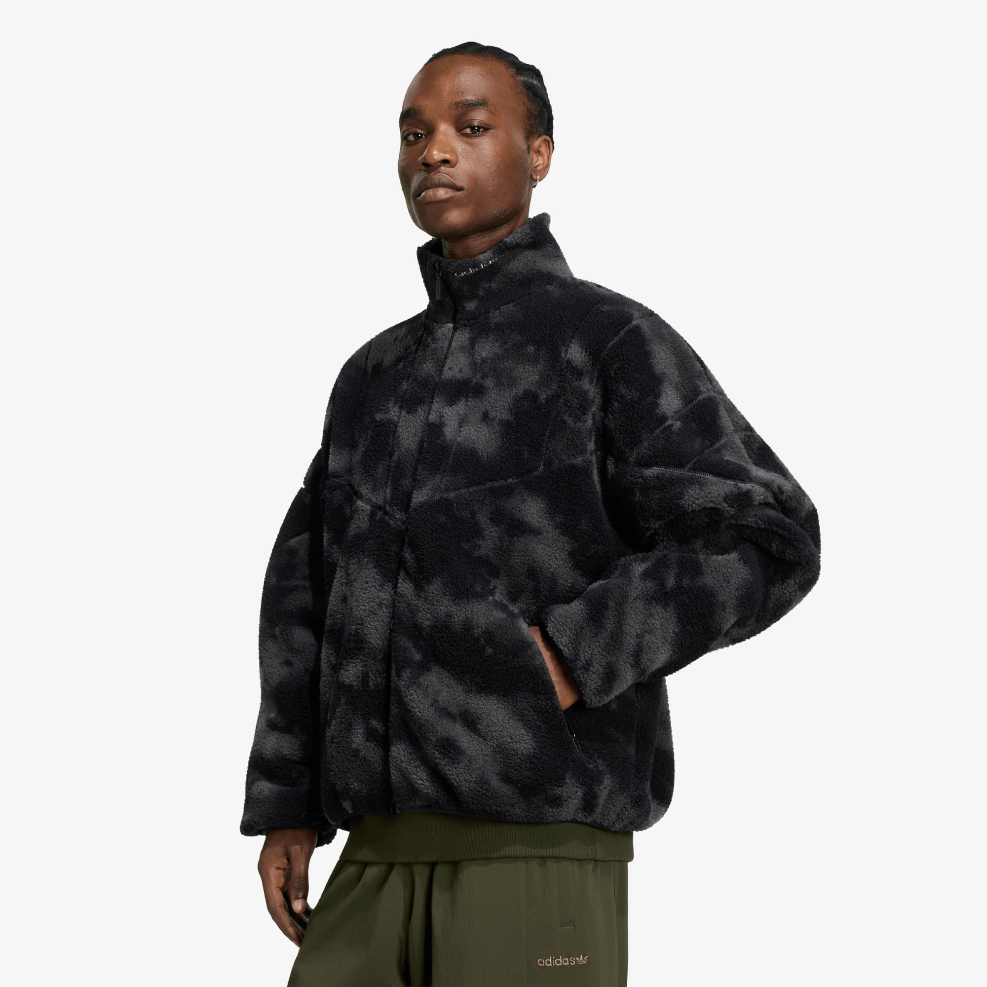 Яке adidas Camo Polarfleece TT Black L