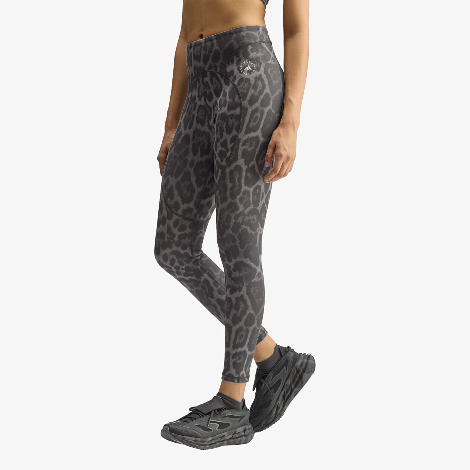Leggings voor dames adidas by Stella McCartney Training 7/8 Leggings Printed Dove Grey/ Carbon