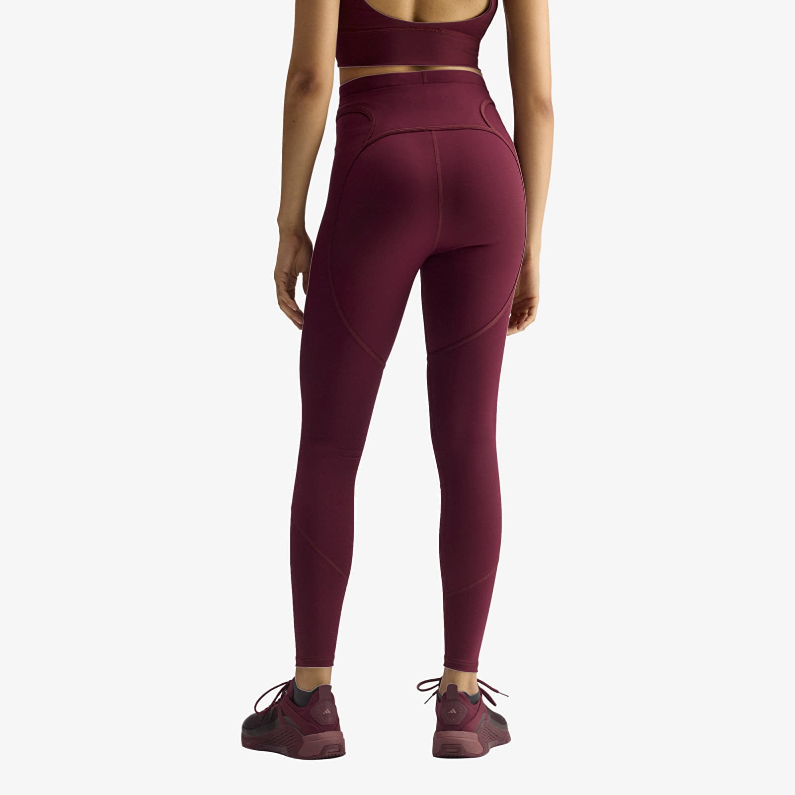 Women's Leggings adidas by Stella McCartney Training Full Length Leggings Maroon