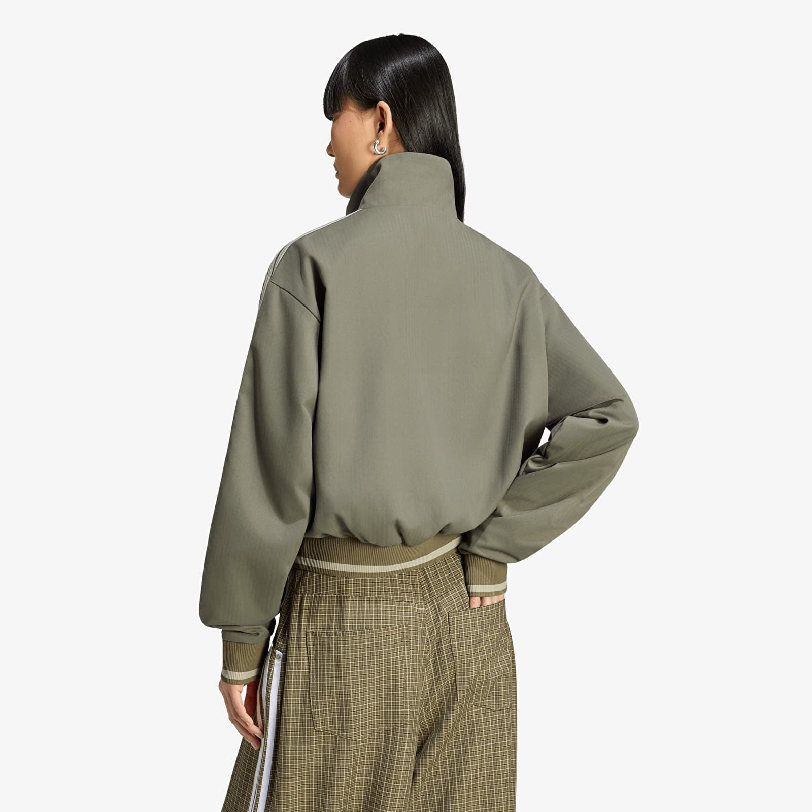 Kurtki damskie adidas Firebird Track Top Branch/ Silver Pebble