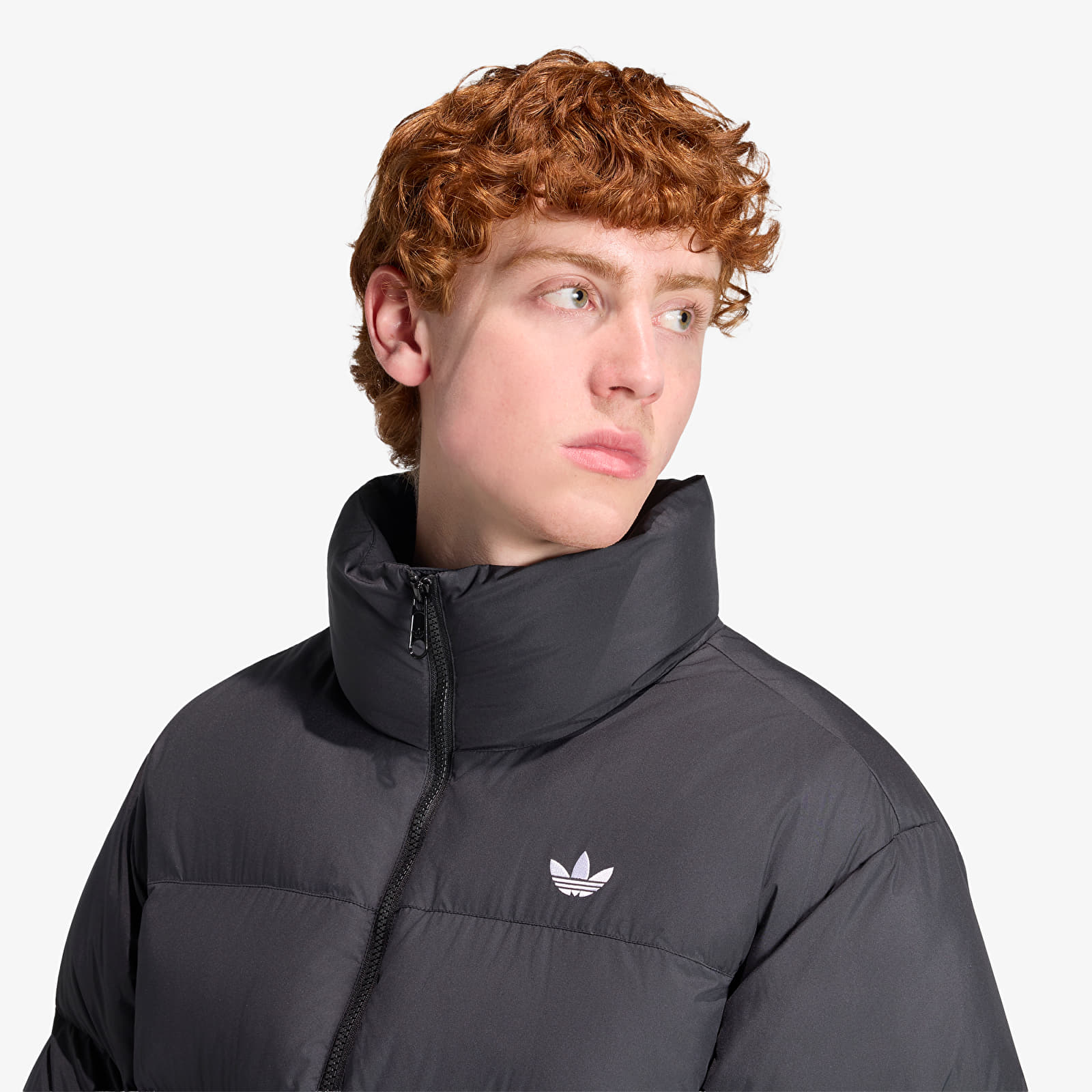 Puffer jackets adidas Stand Collar Regen Jacket Black