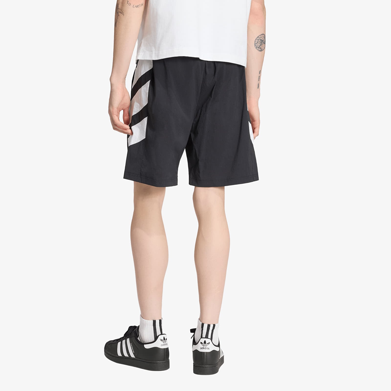 Pánské kraťasy adidas Adicolor Double Blocked Shorts Black