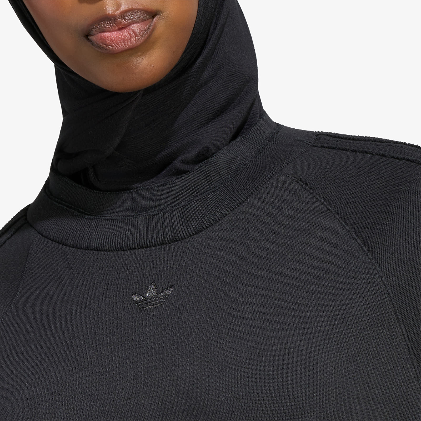 Hoodies and sweatshirts  adidas Winterized Double Crew Sweatshirt Black