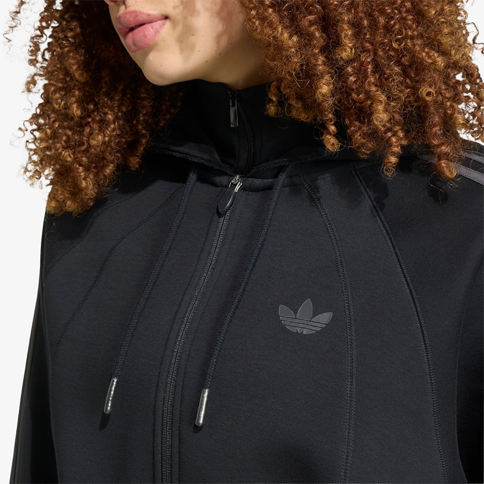 Sweatshirts für Frauen adidas SST 2.0 Cropped Hoodie Black/ Utility Black