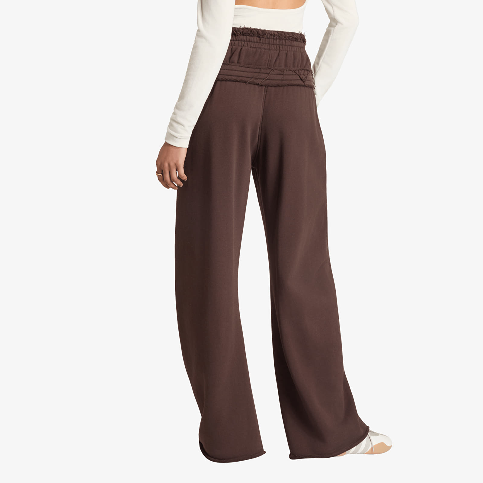 Pantaloni tuta donna adidas SST Double Waisted Pant Aurora Coffee