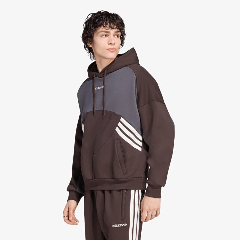 Sweatshirt adidas Cutline Hoodie Aurora Coffee/ Utility Black