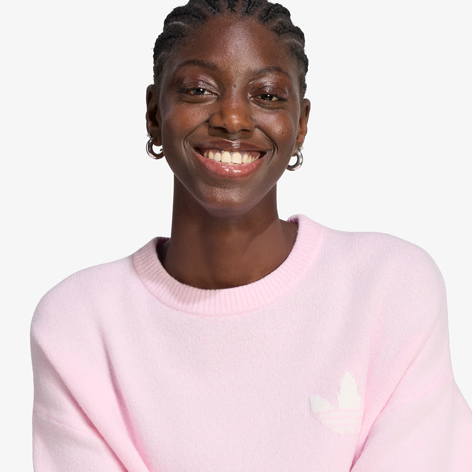 Женские свитера adidas Originals Athl Dept Knitted Sweater Clear Pink