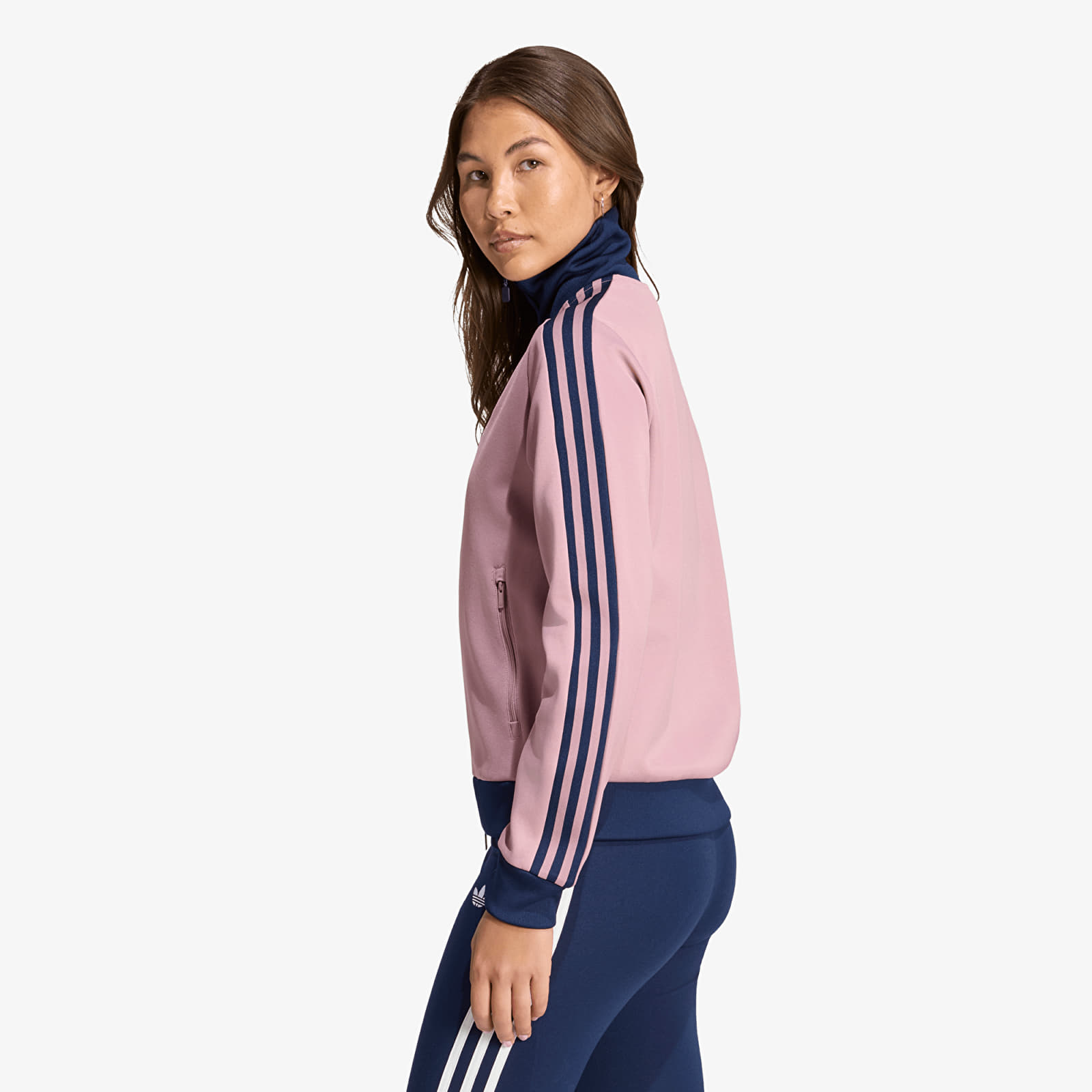 Jackets adidas Beckenbauer Track Top Magic Mauve/ Night Indigo