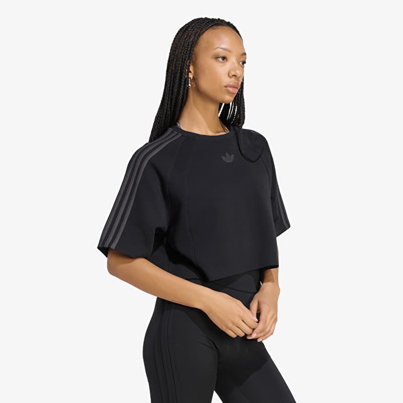T-shirt adidas SST 2.0 Boxy Cropped T-Shirt Black/ Utility Black