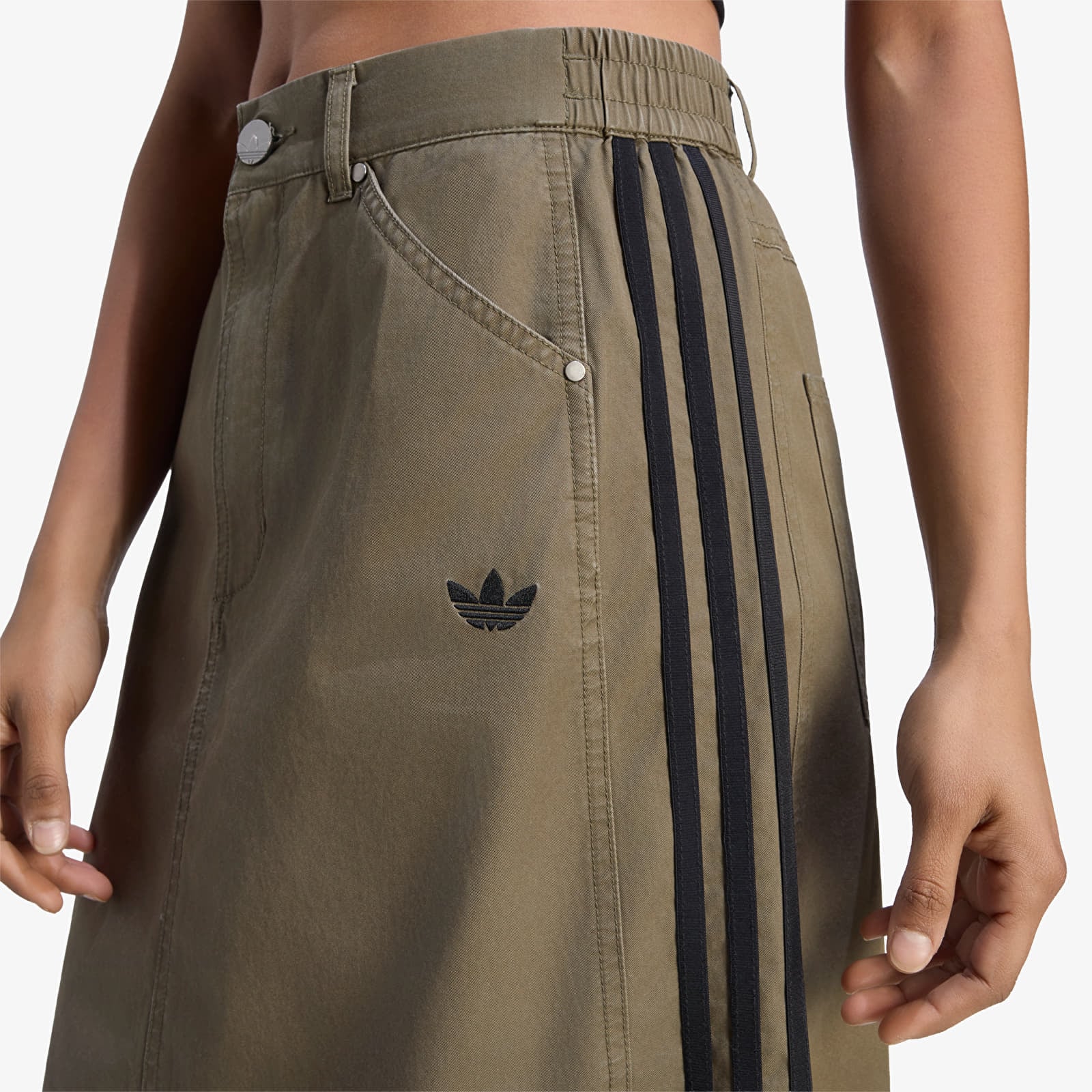 Женские юбки adidas Parachute Skirt Olive Strata