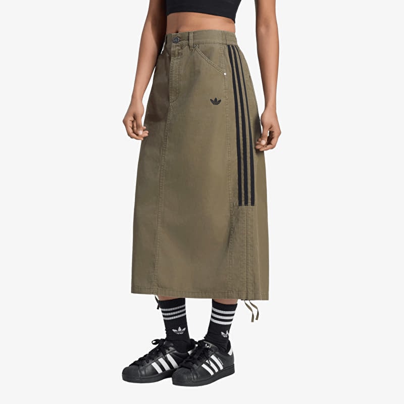 Юбка adidas Parachute Skirt Olive Strata