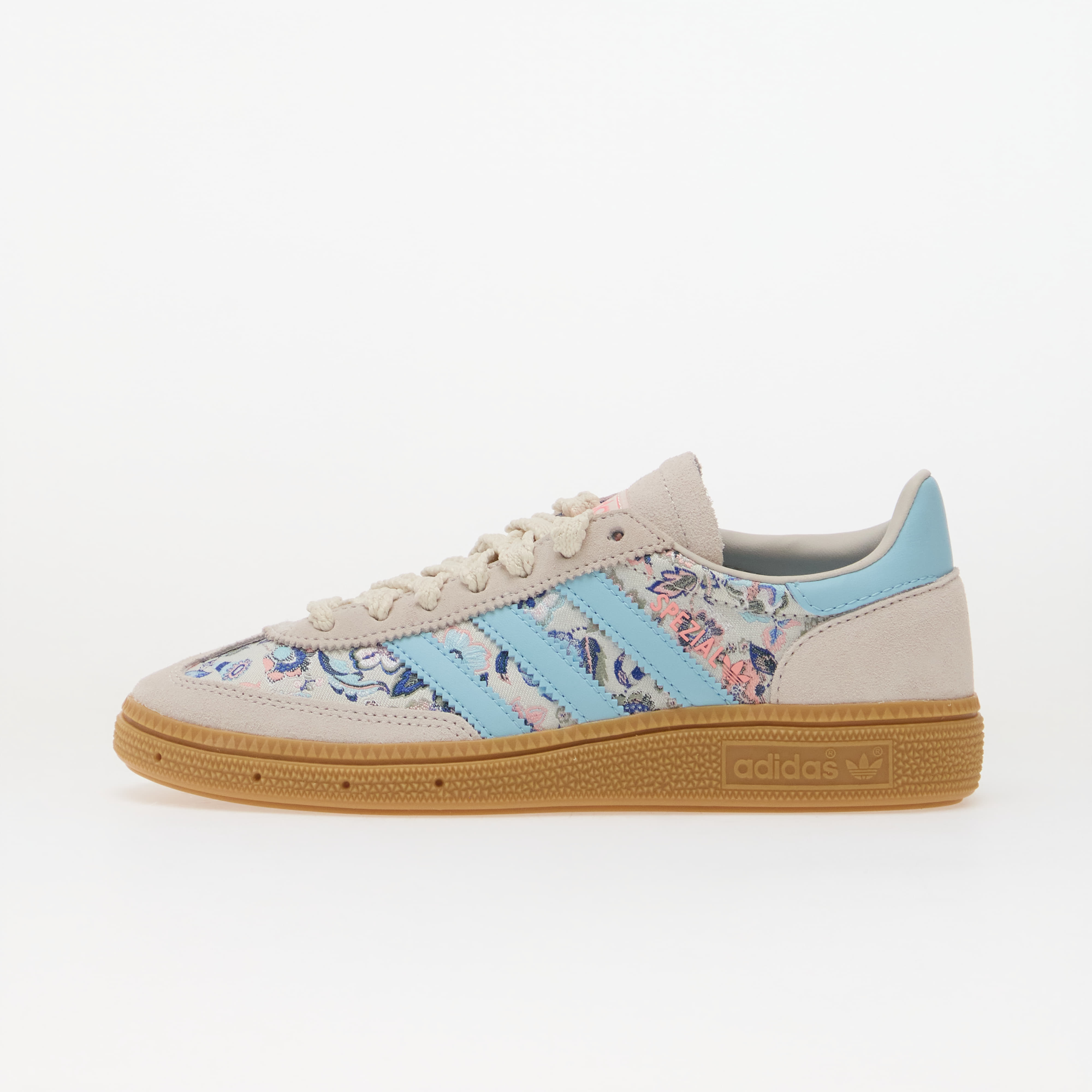 Tenisky adidas x Liberty London Handball Spezial Kids Off White/ Icey Blue/ Gum EUR 36