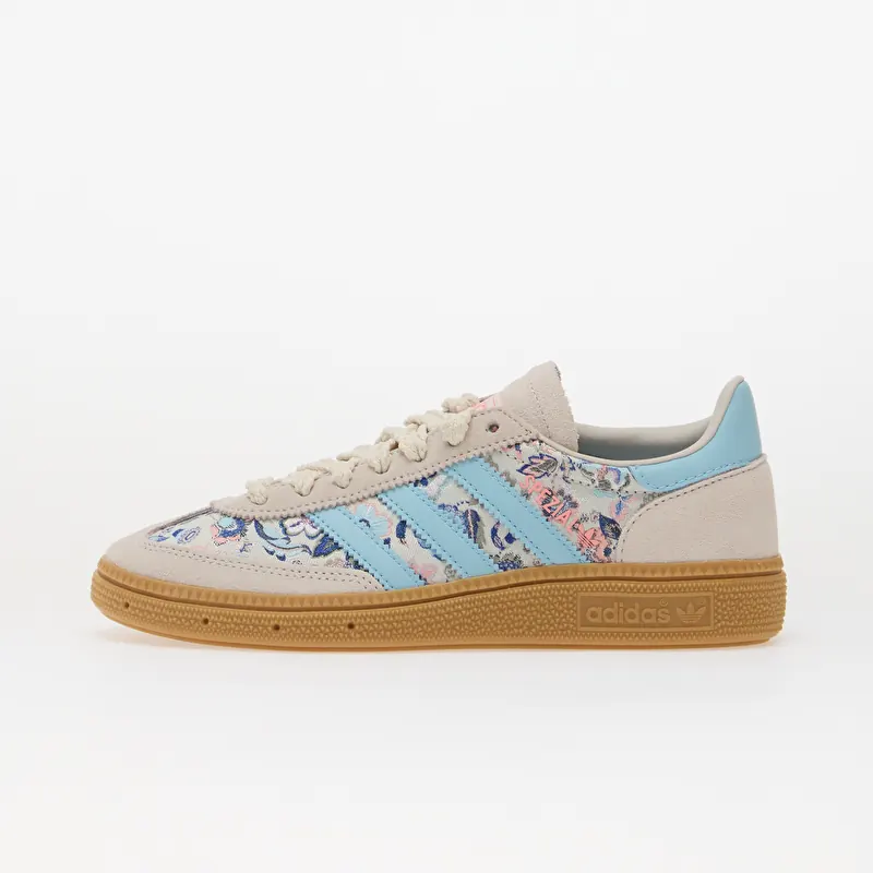 adidas x Liberty London Handball Spezial Kids Off White/ Icey Blue/ Gum