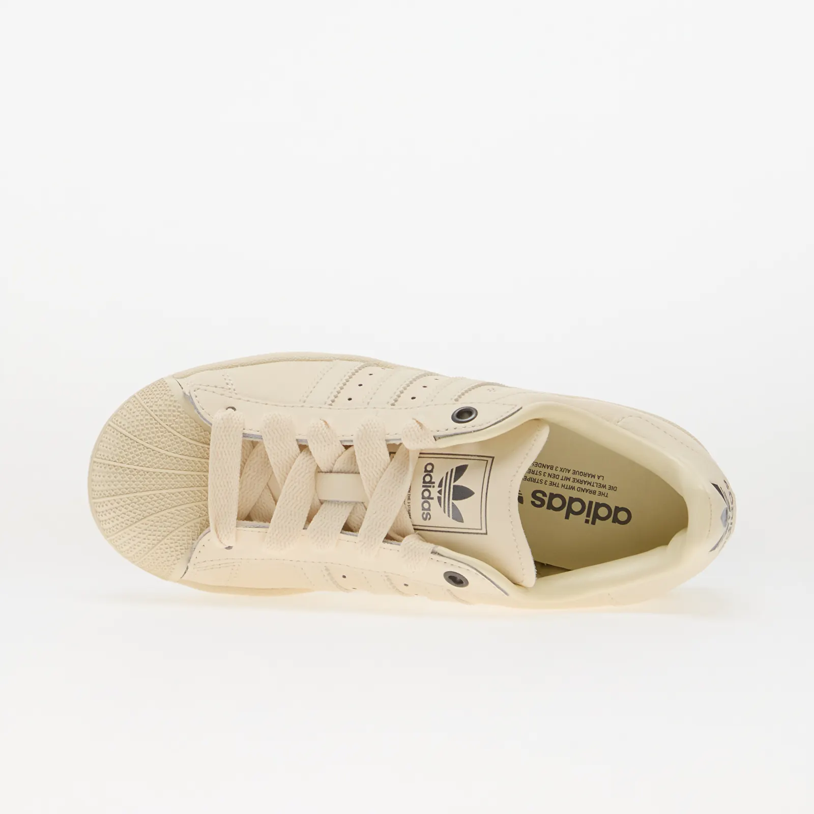 Turnschuhe und Schuhe für Männer adidas Superstar II Kids Cream White/ Cream White/ Iron Metallic