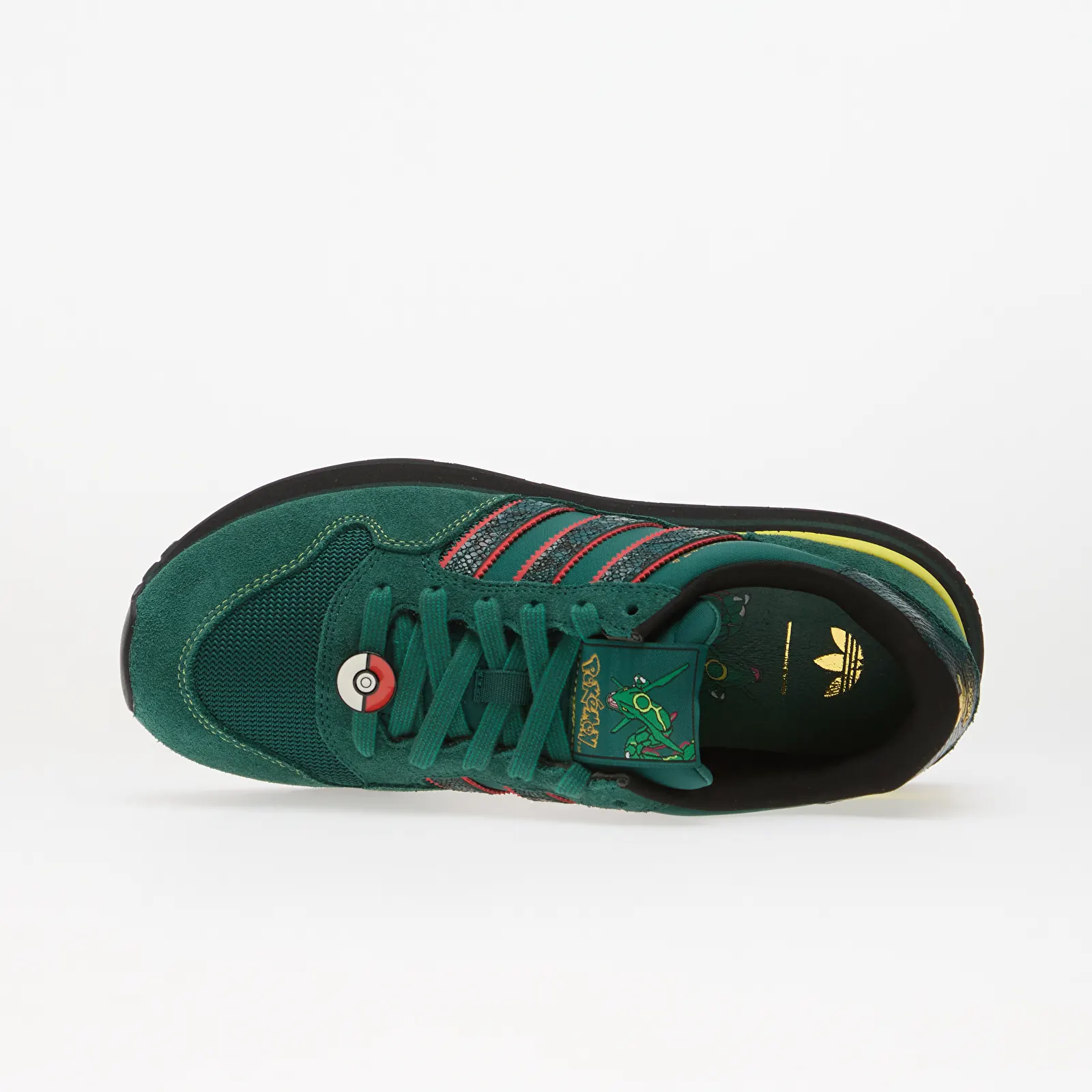 Miesten lenkkarit ja kengät adidas x Pokemon ZX 500 Rs (Rayquaza) Collegiate Green/ Bold Green/ Core Black