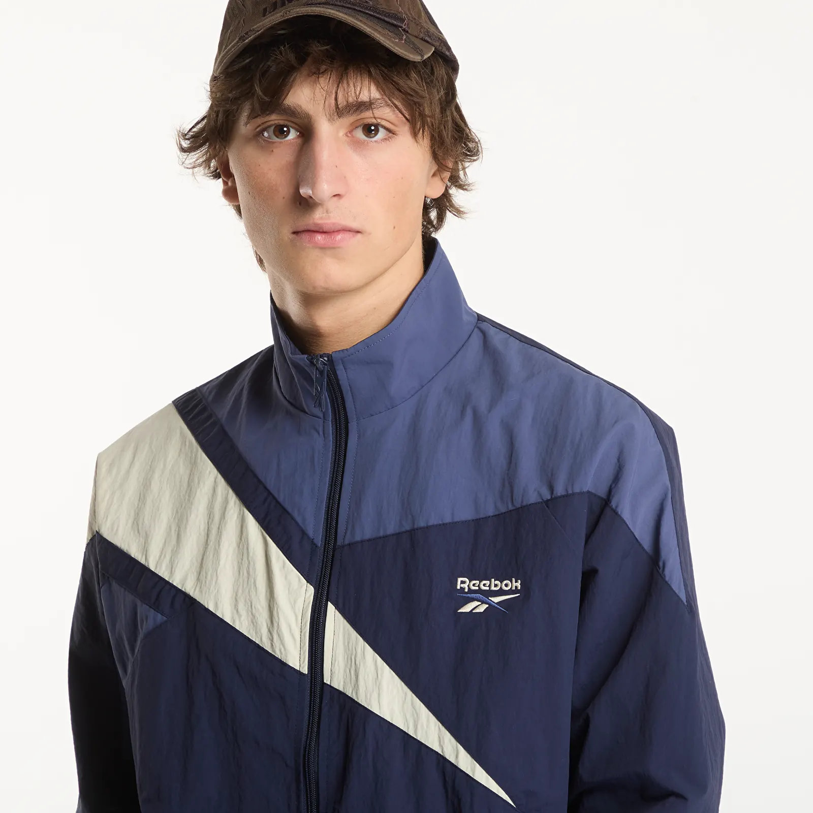 Jakker for menn Reebok Vector Track Top Vector Navy/ Legacy Blue/ Linen
