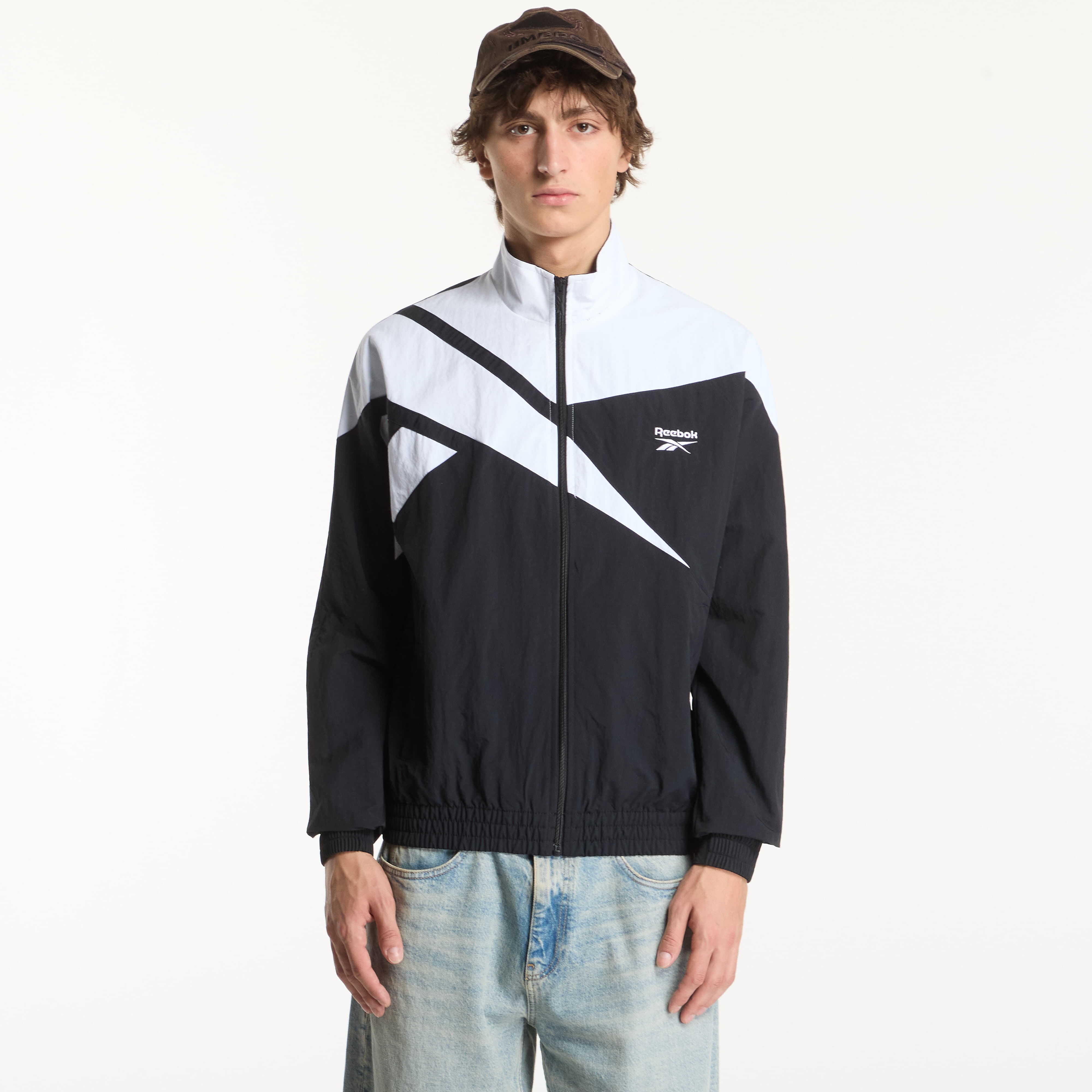 Яке Reebok Vector Track Top Black/ White M