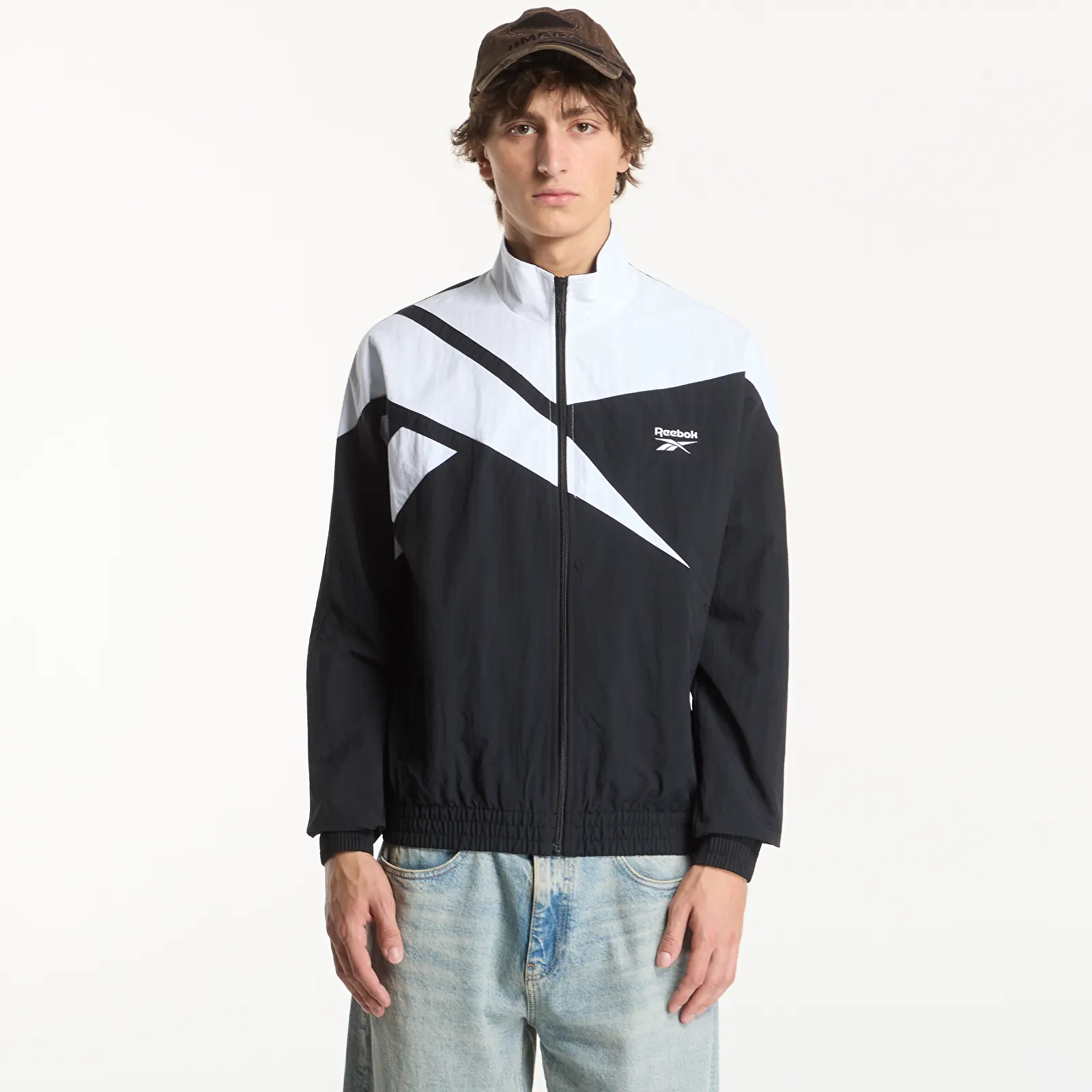 Herrenjacken Reebok Vector Track Top Black/ White