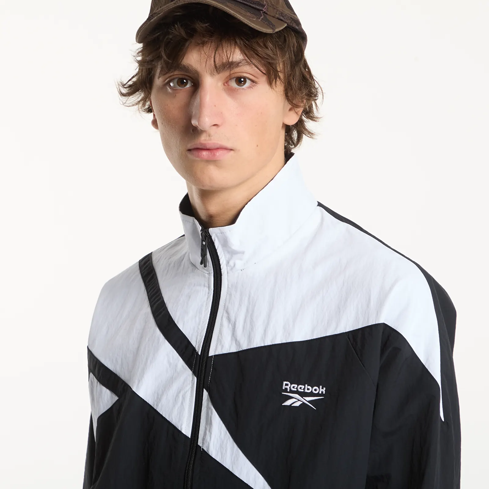 Herrenjacken Reebok Vector Track Top Black/ White