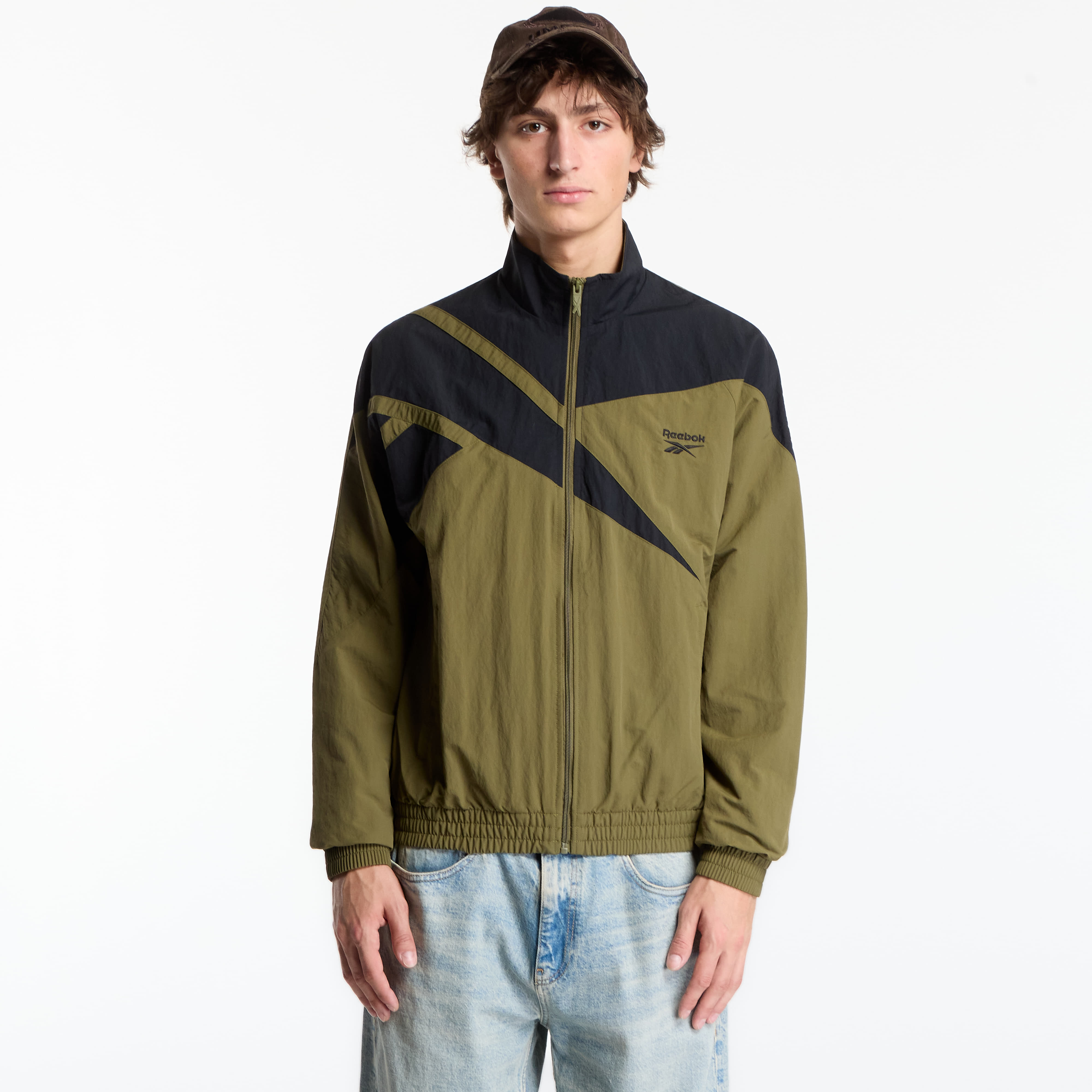 Яке Reebok Vector Track Top Olive Stone/ Black XL