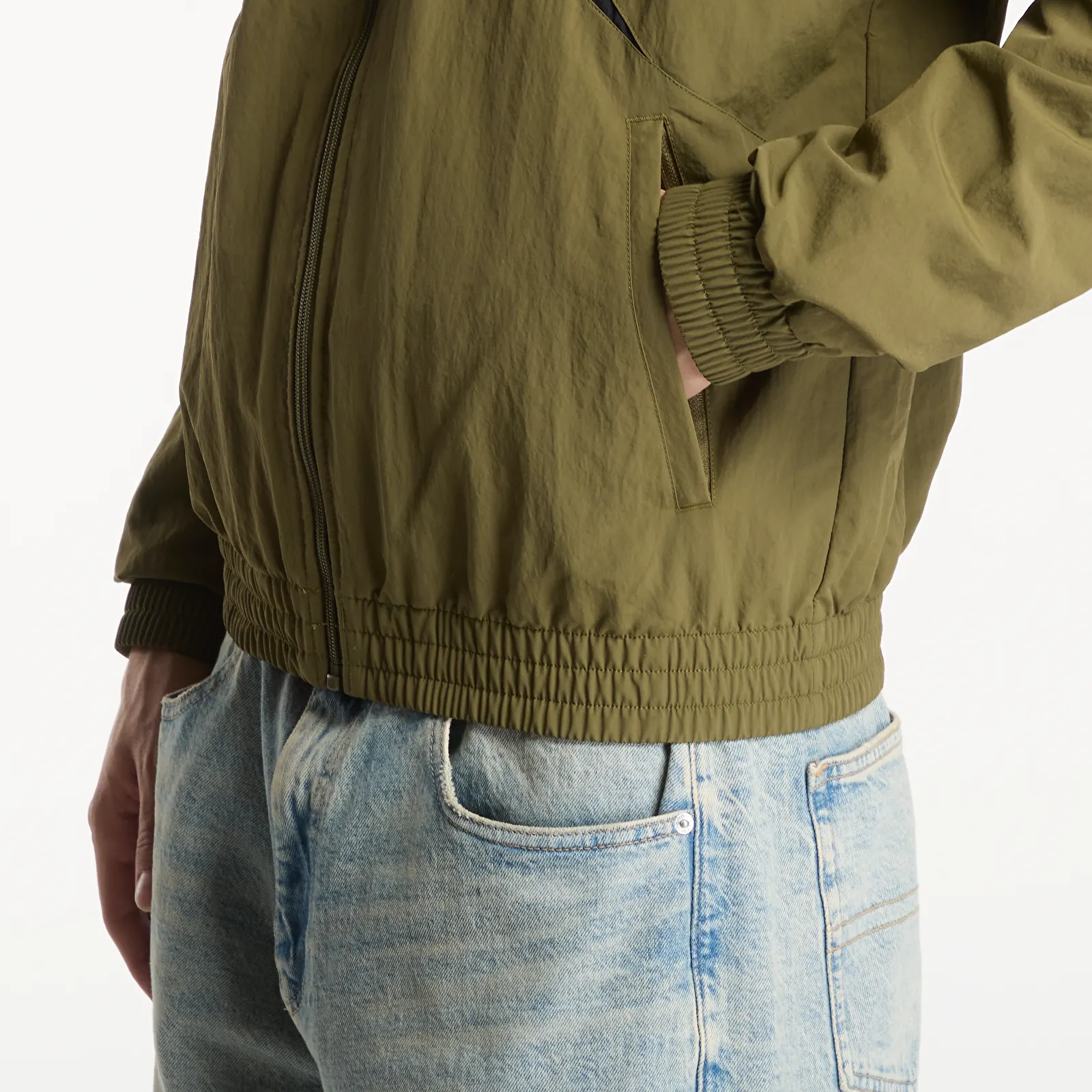 Ανδρικά σακάκια Reebok Vector Track Top Olive Stone/ Black