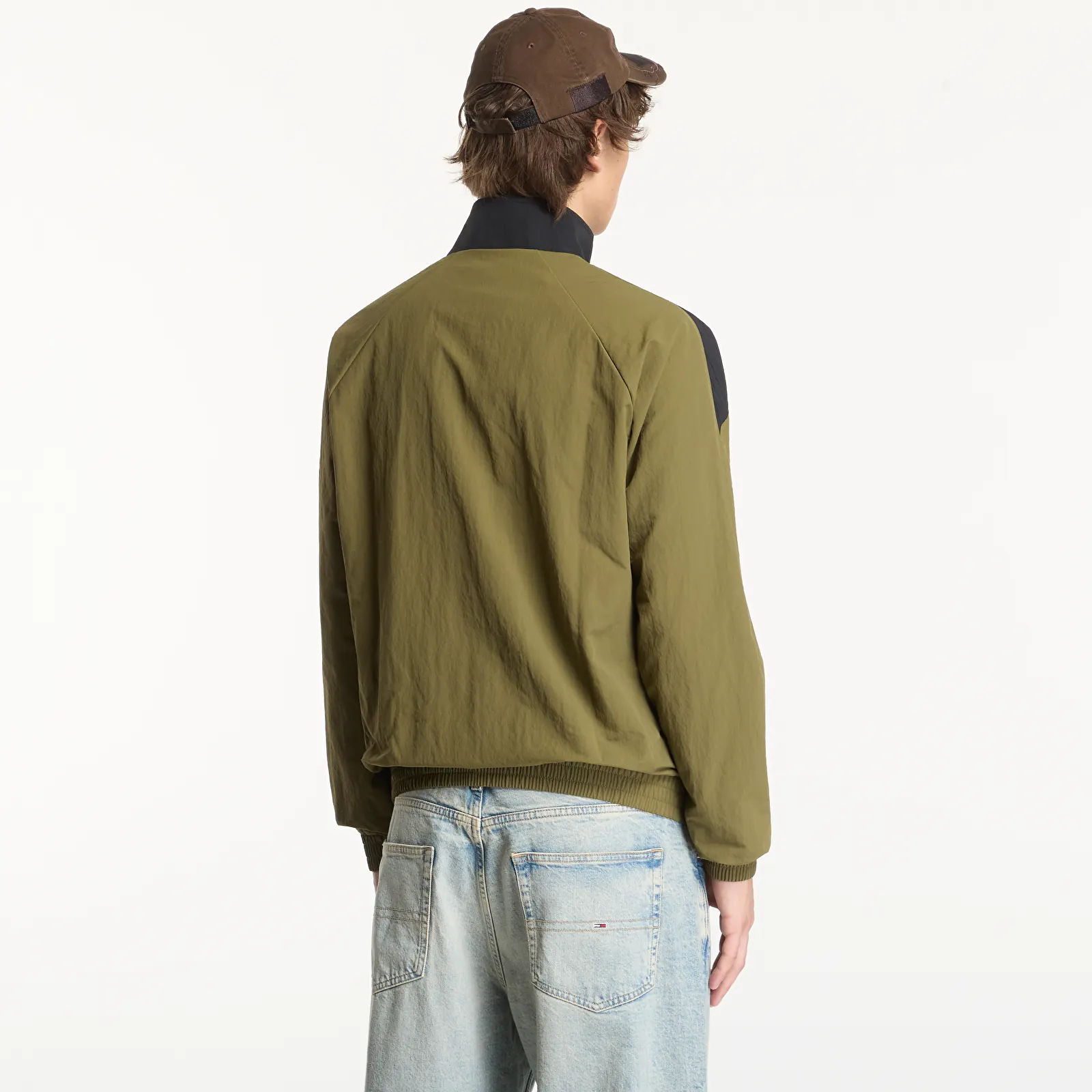 Ανδρικά σακάκια Reebok Vector Track Top Olive Stone/ Black