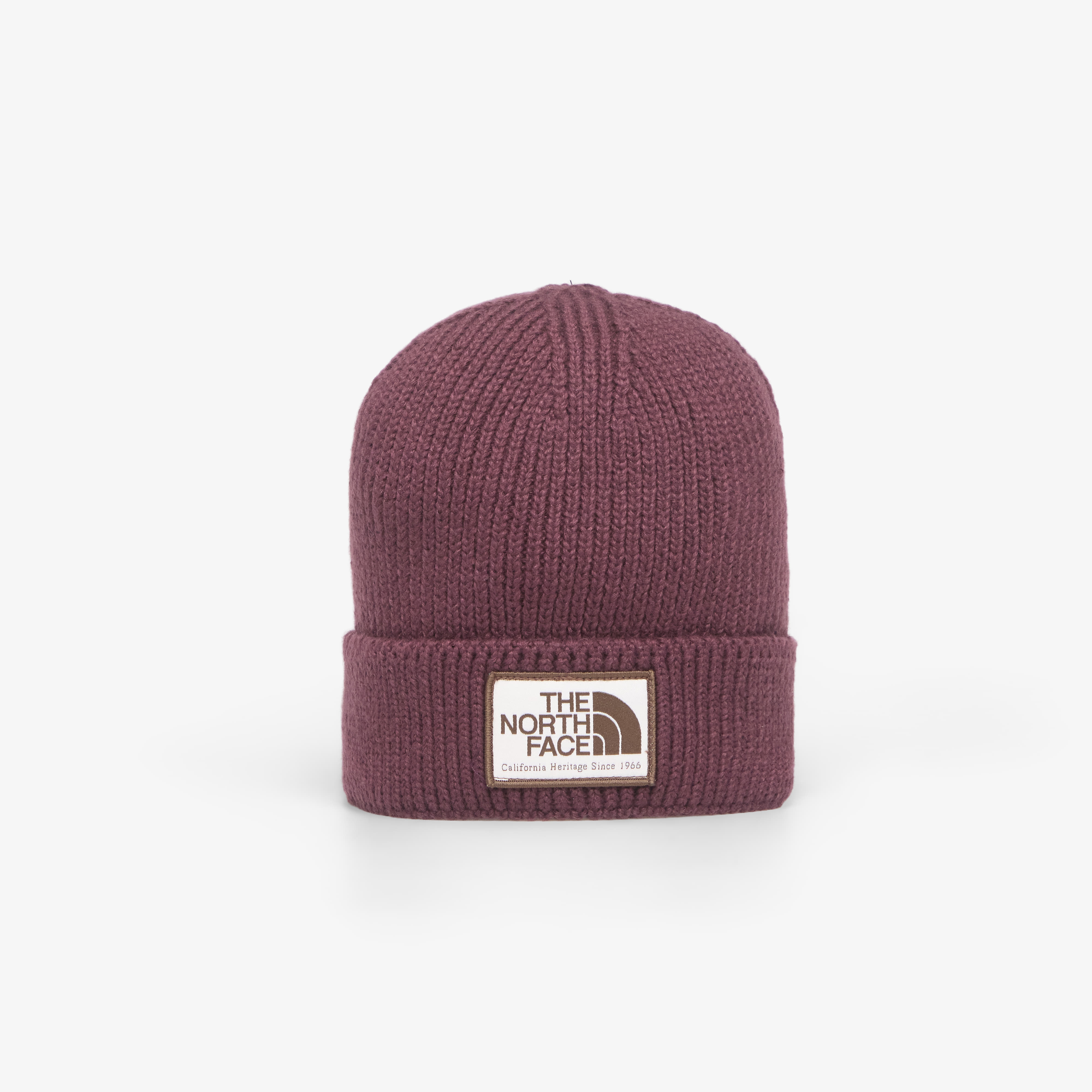 Шапка The North Face TNF Logo Box Cuffed Beanie Deep Burgundy Universal