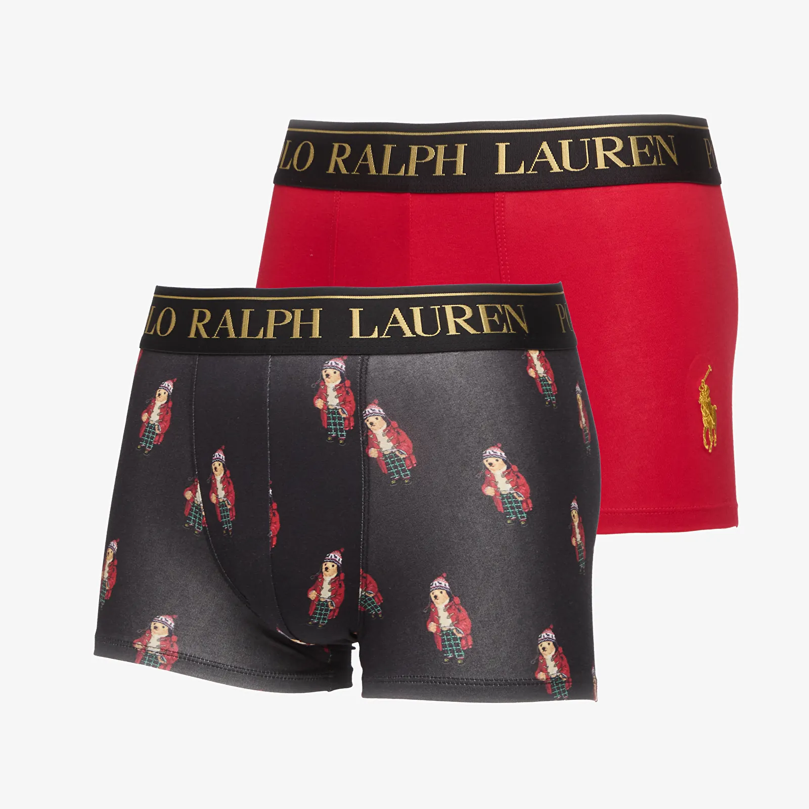 Férfi rövidnadrágok Ralph Lauren Polo Trunk Gb 2-Pack Black