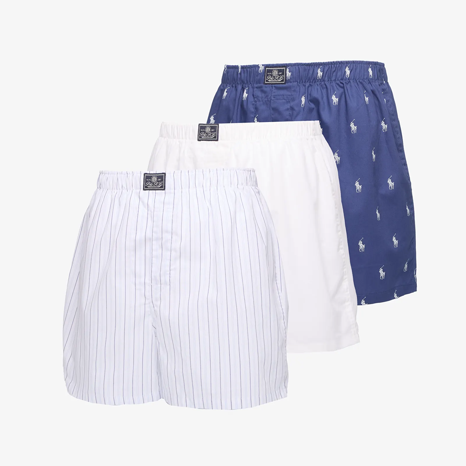 Boxershorts för män Ralph Lauren Polo Open Boxer 3-Pack White