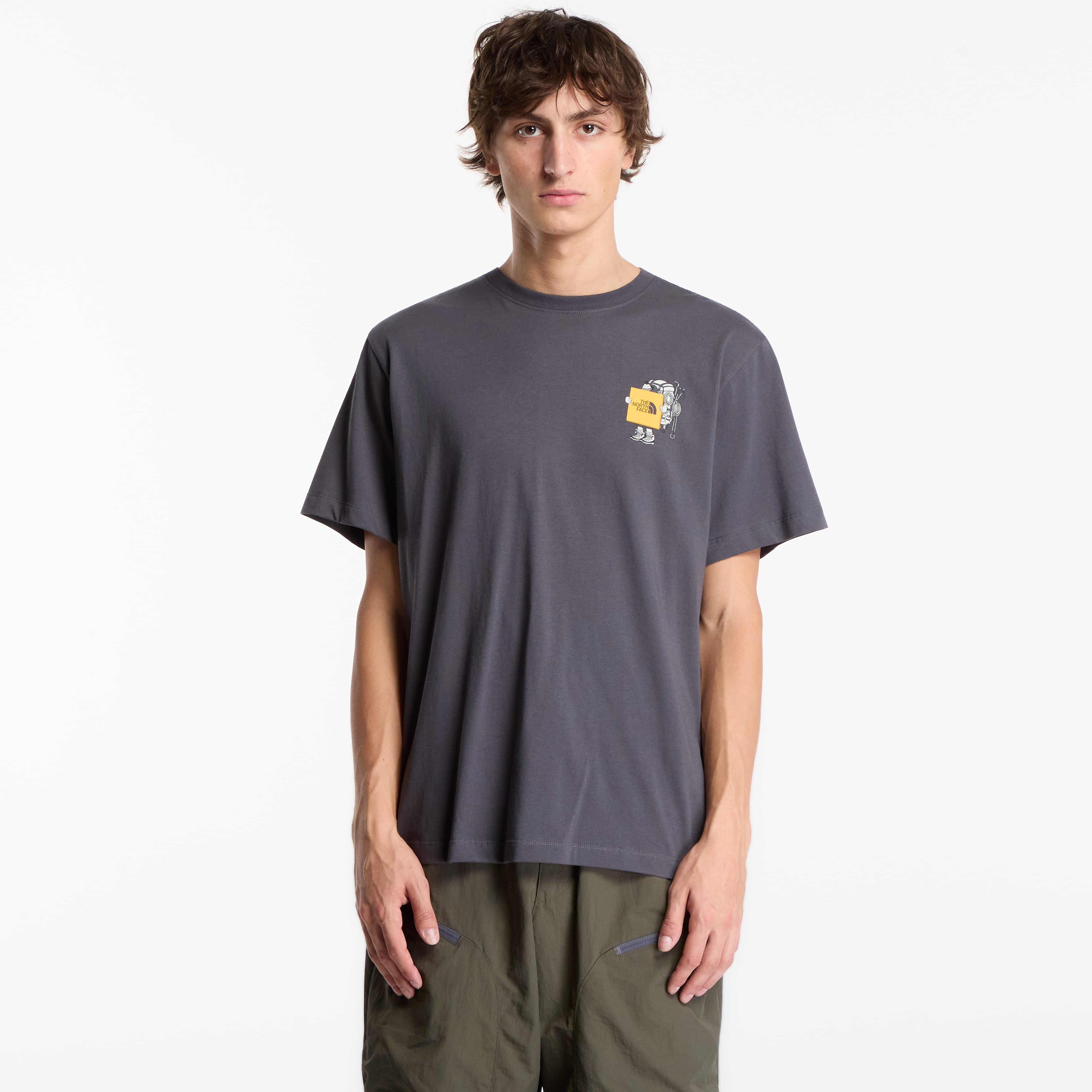 Тениска The North Face Gear Up Get Out Relaxed SS Tee UNISEX Anthracite S