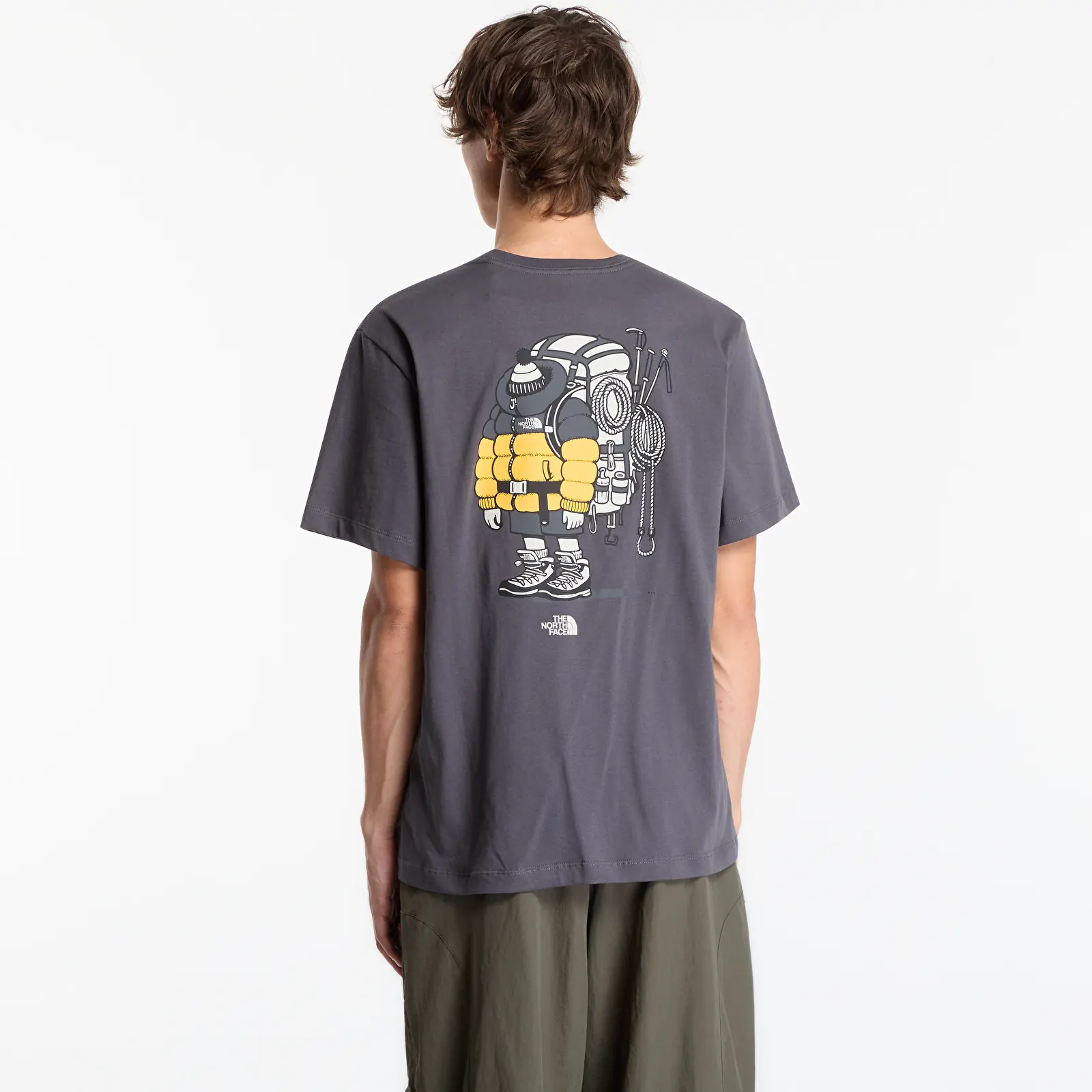 Miesten T-paidat The North Face Gear Up Get Out Relaxed SS Tee UNISEX Anthracite