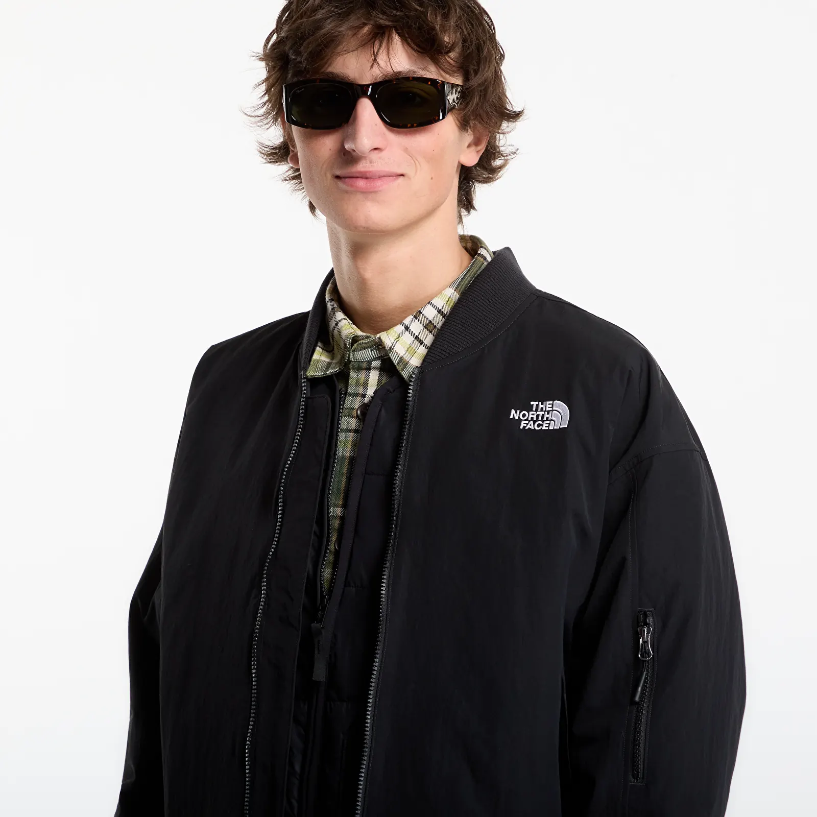Casacos de homem The North Face TNF Energy Bomber Jacket TNF Black